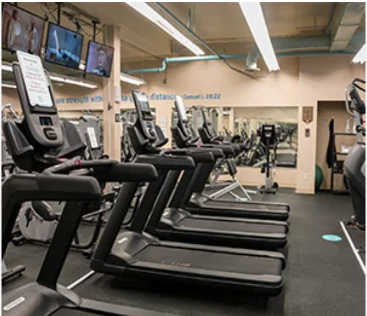 The fitness center at the Roth Family JCC