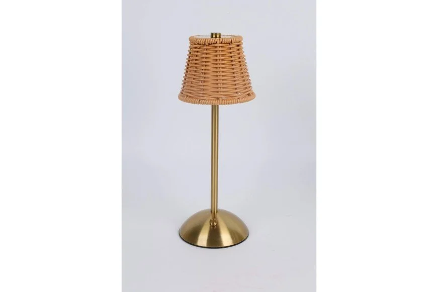 Rechargeable Rattan Lamp