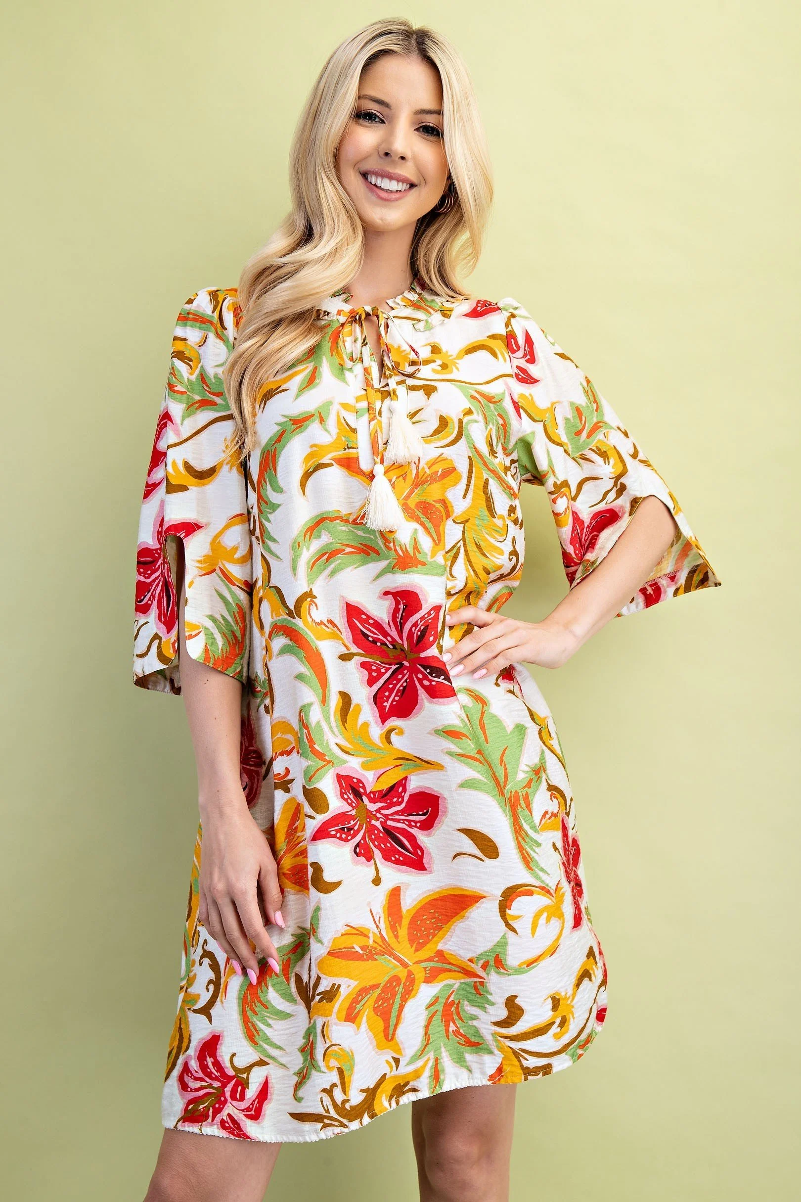 Autumn Floral Dress