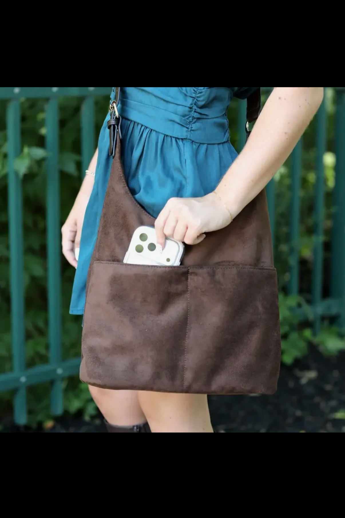 Fall Suede Hobo Purse