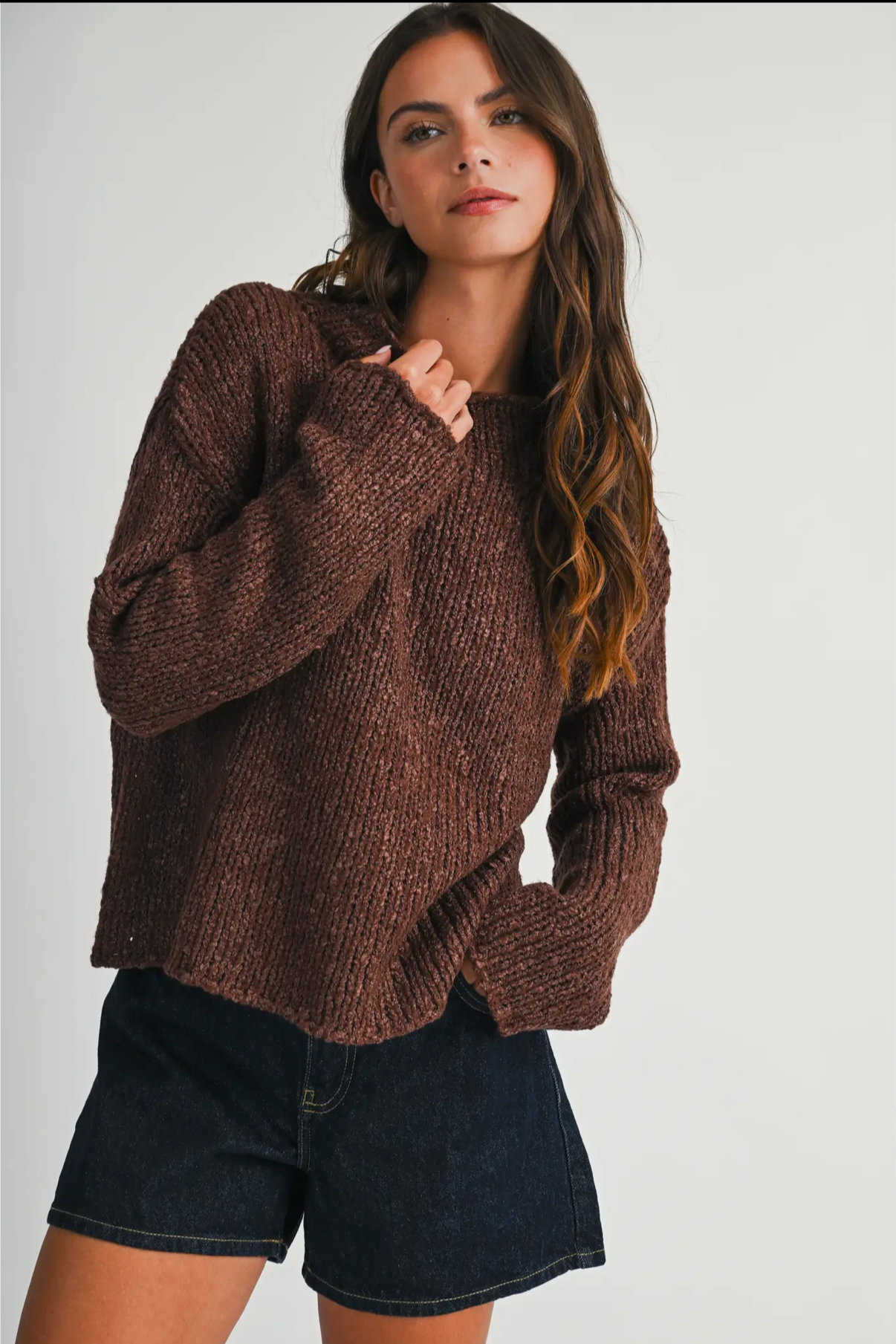 Deep Brown Sweater