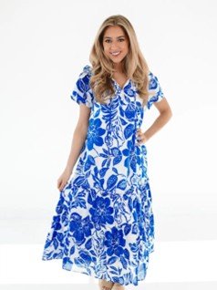Blue Hawaii Midi Dress 158.00