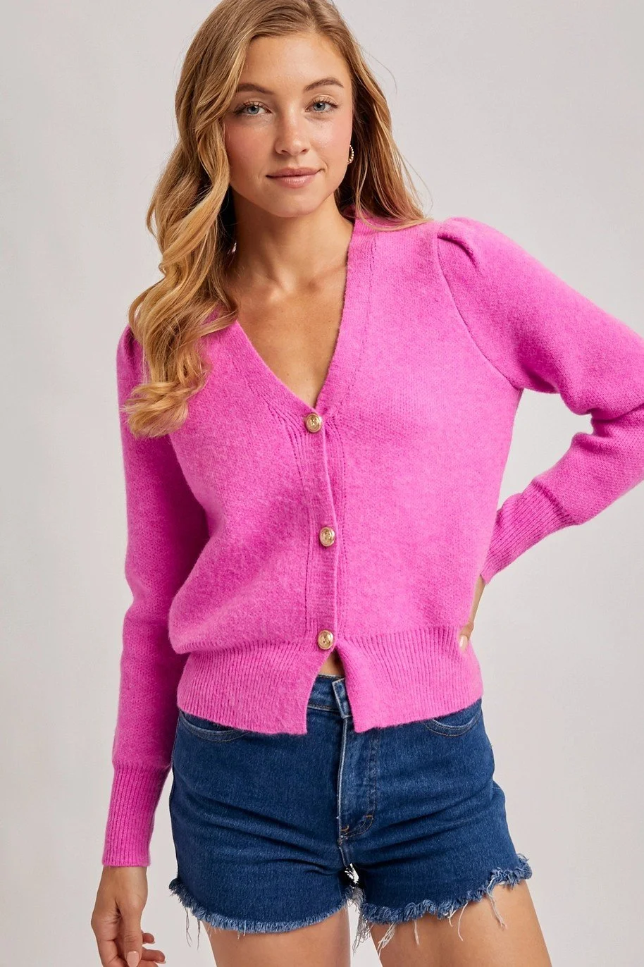 Hot Pink Cardigan