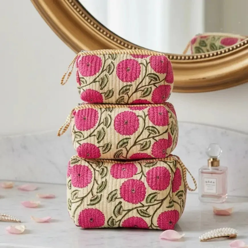 Plastic Lined Cosmetic Cases