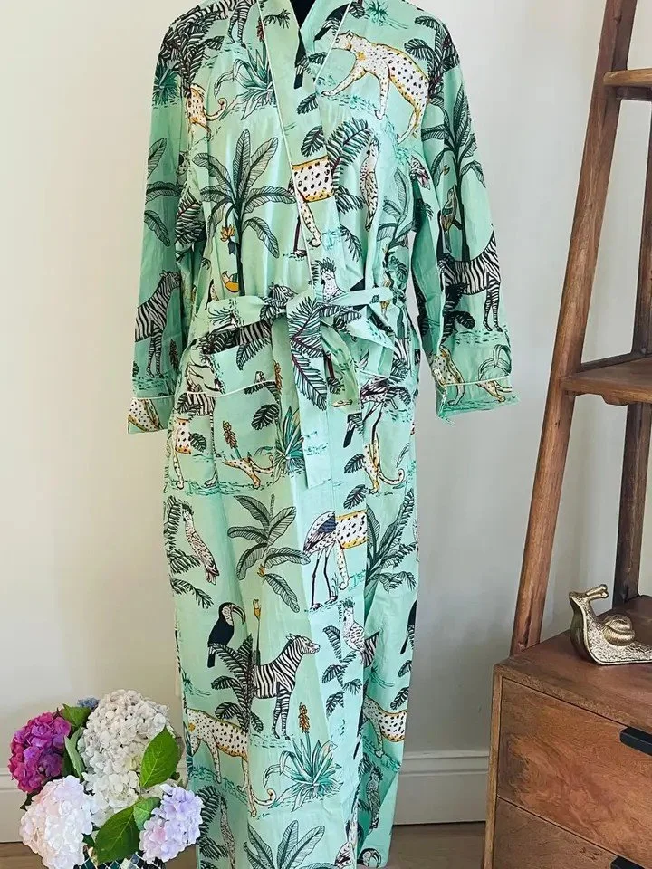 100% Cotton Kimono Robe