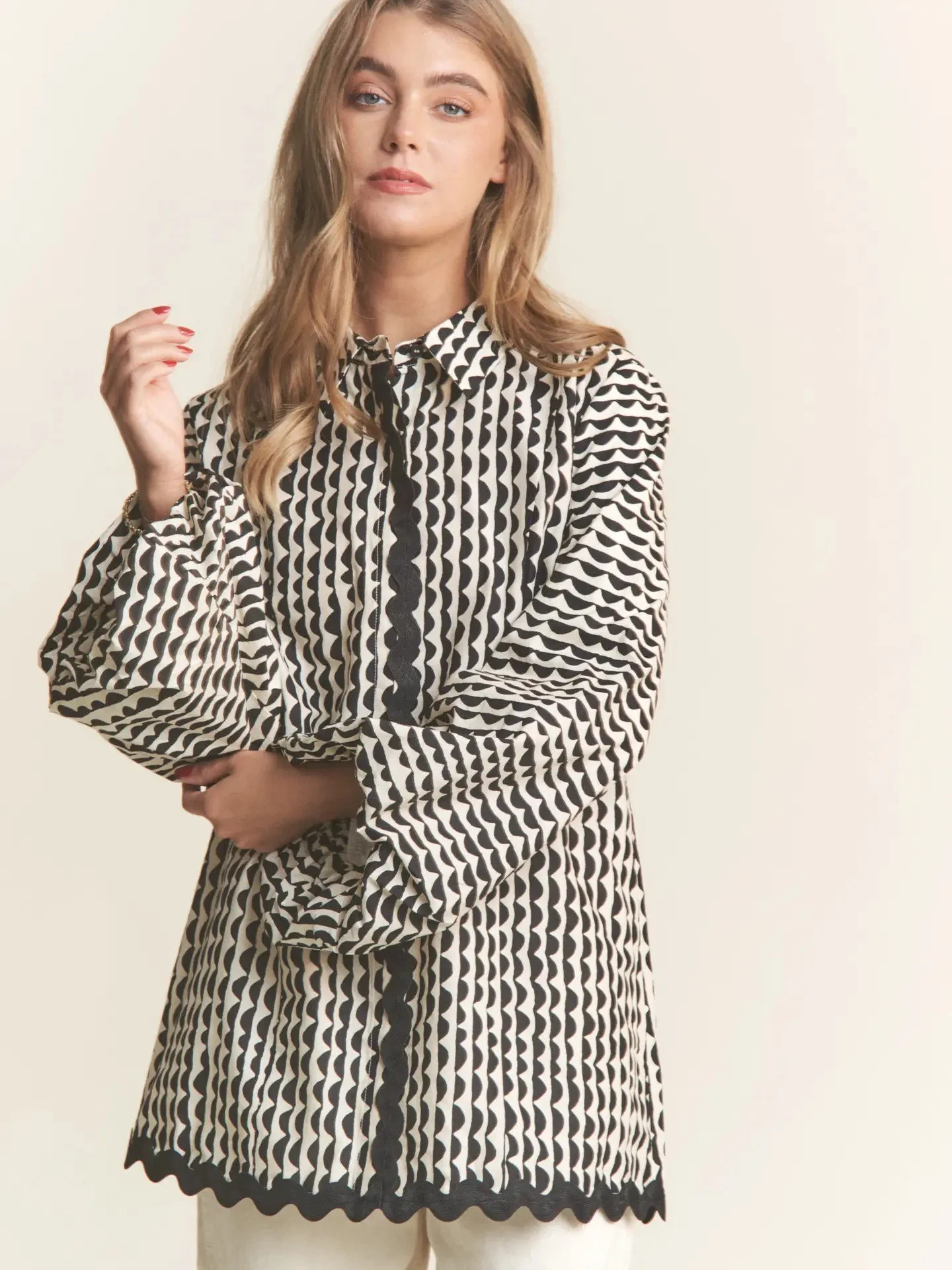   Carmen Button Down Tunic