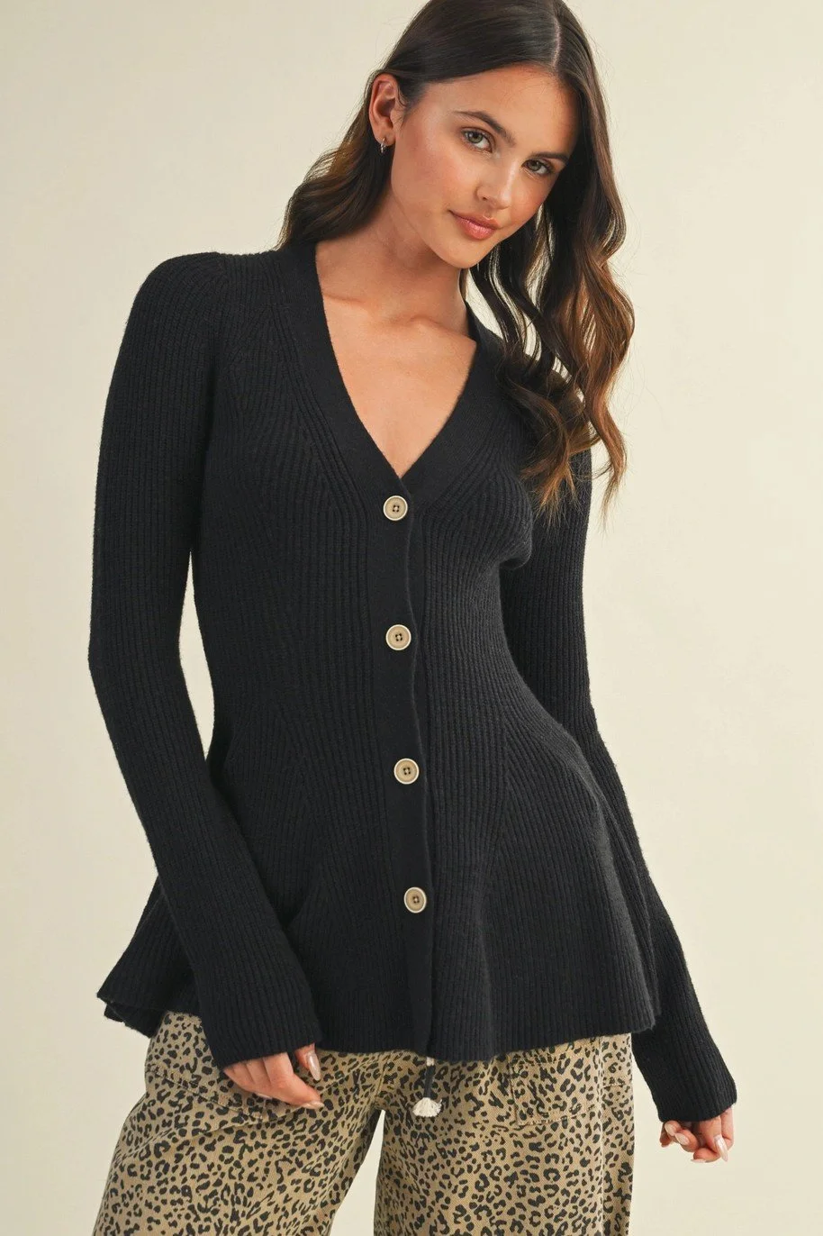 Hourglass Black Sweater