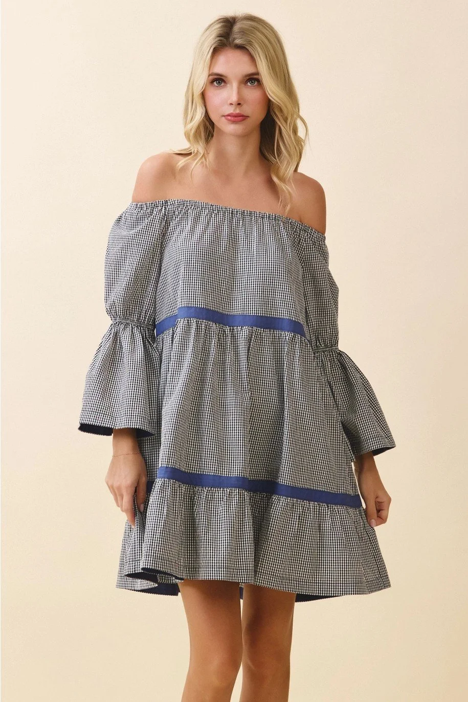 Allison Checked Mini Dress