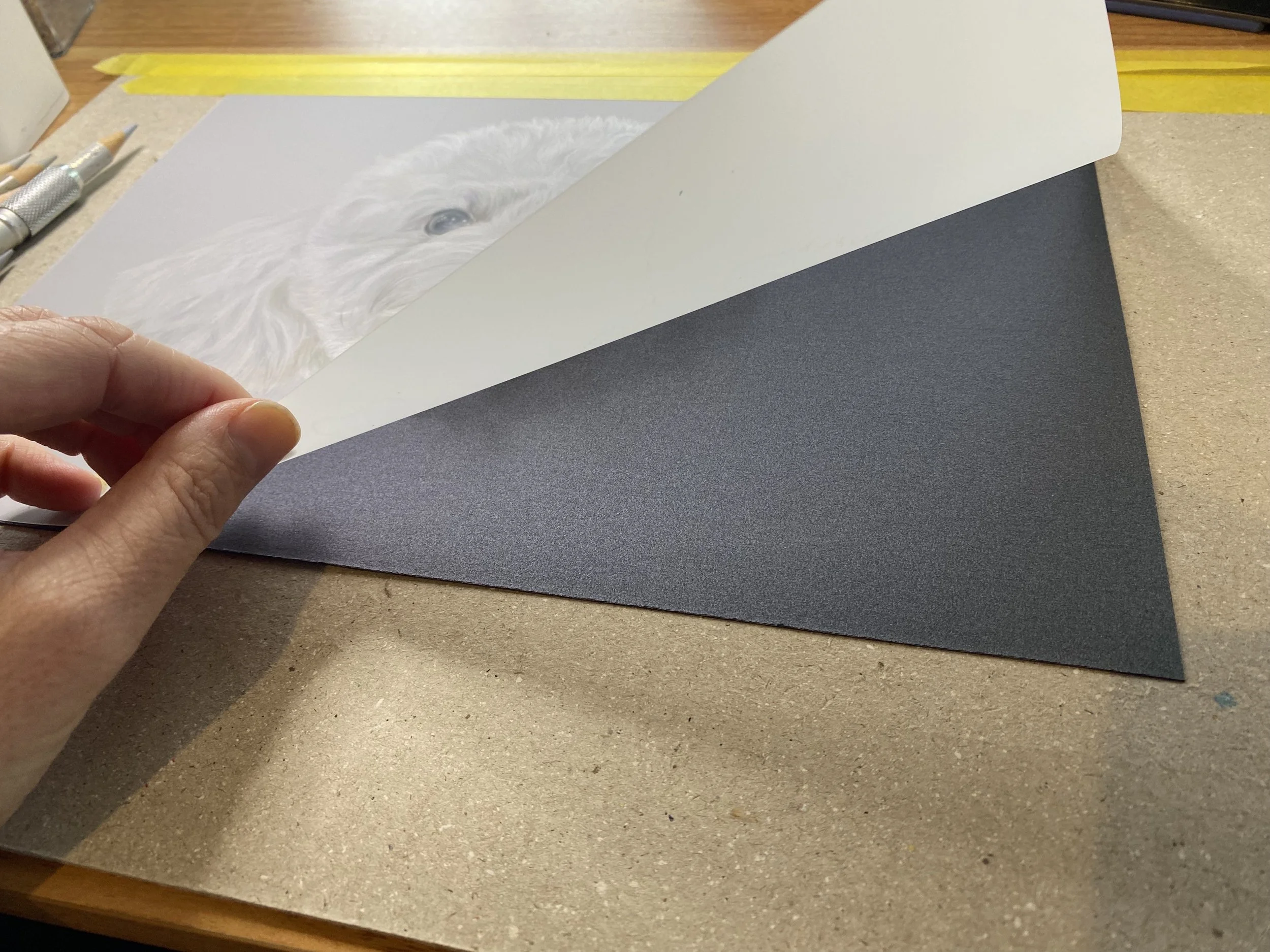 My favourite drawing surface…