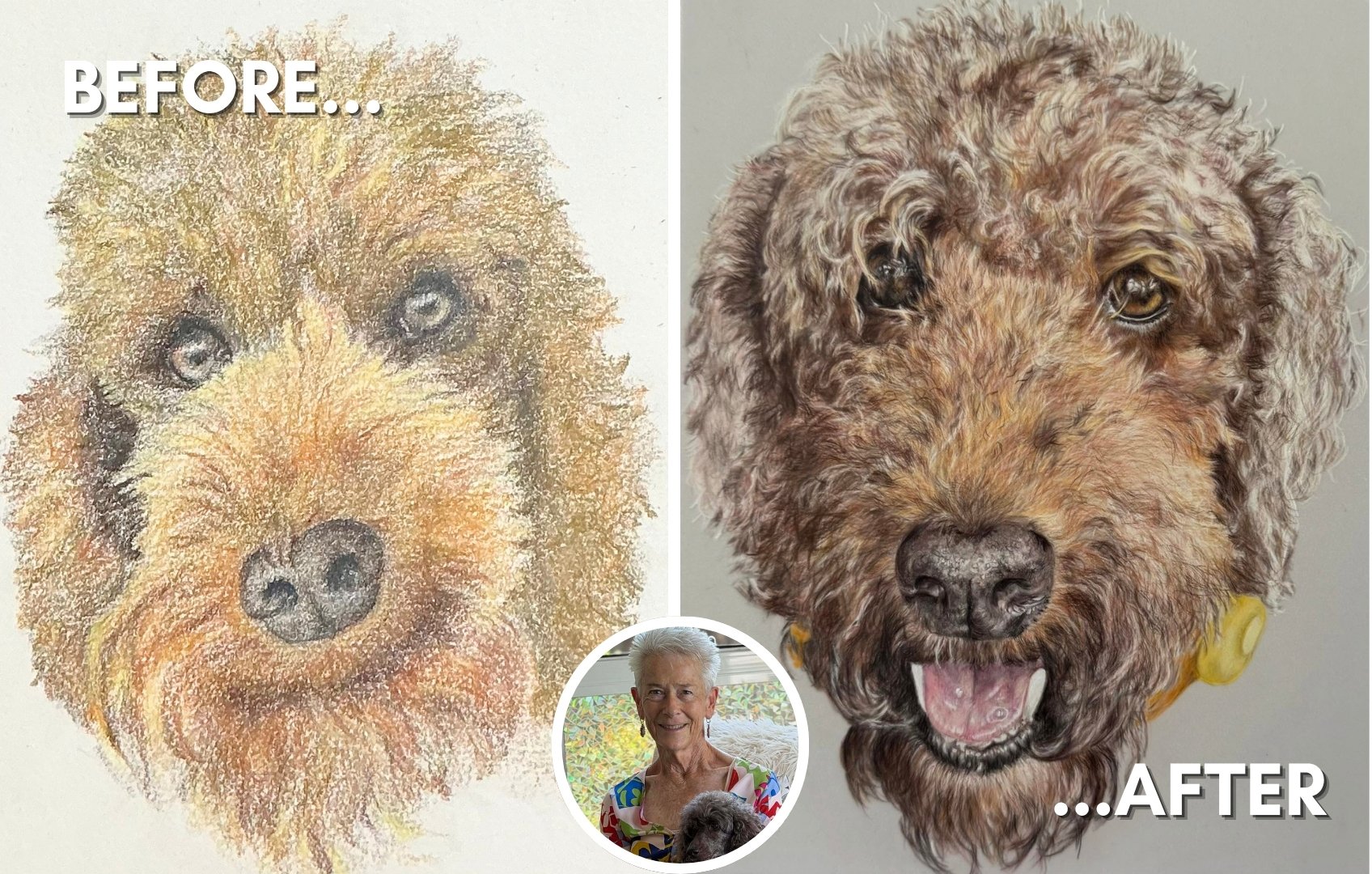 Glenys’ Drawing Transformation…