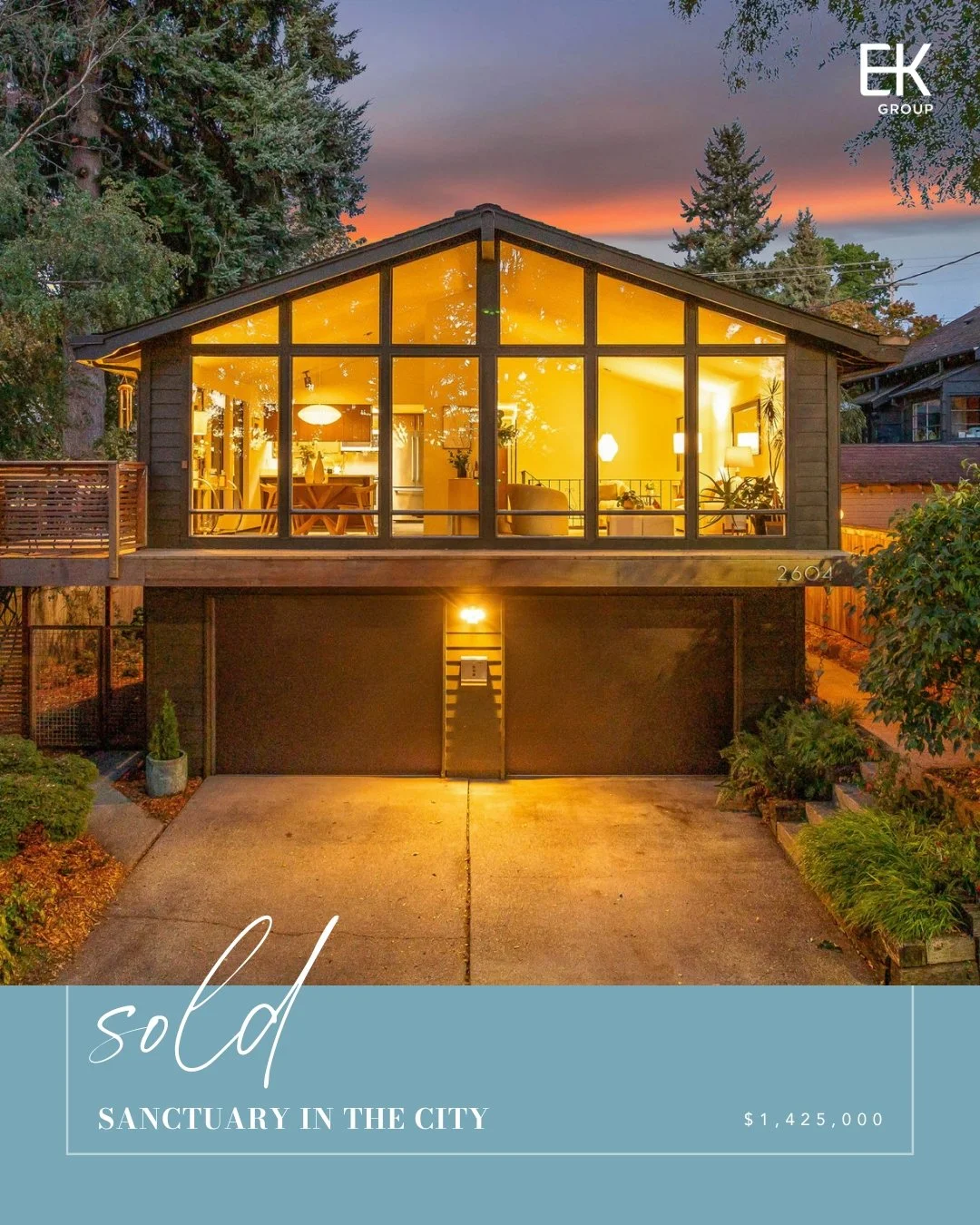 𝐒𝐎𝐋𝐃 | While many nearby listings lingered for 30 to 40 days, this Queen Anne contemporary drew four potential buyers within the first week, resulting in a quick sale $27K above list price with favorable terms.

A data-driven pricing strategy and