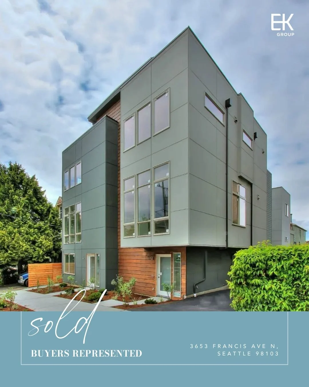 🏡 Congratulations to our buyer clients on their new home just a block from the heart of Fremont! We negotiated price and other concessions, with a smooth path to closing. Welcome home! 🔑🥂

#seattlerealestate #realtor #ekgroup #fremontseattle #sold