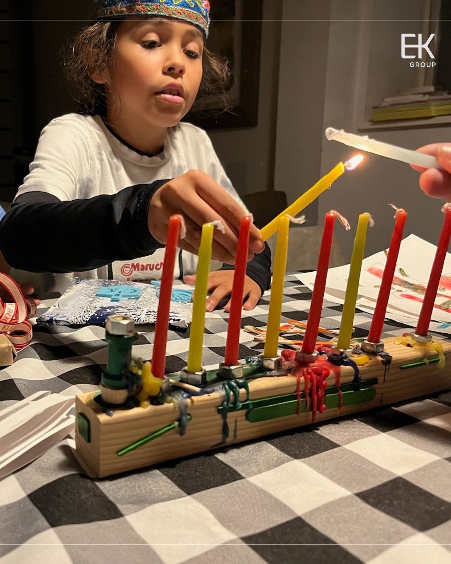 As lights shine across Seattle and beyond, we&rsquo;re reminded how home and community bring warmth to even the darkest days of the year.

Wishing you a peaceful and joyful holiday season. 🕯️❄️

#happyholidays #seattle #ekgroup #hannukah #family