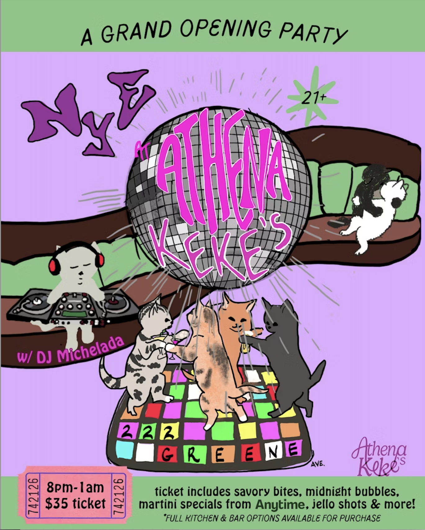 Athena Keke's NYE Grand Opening Party