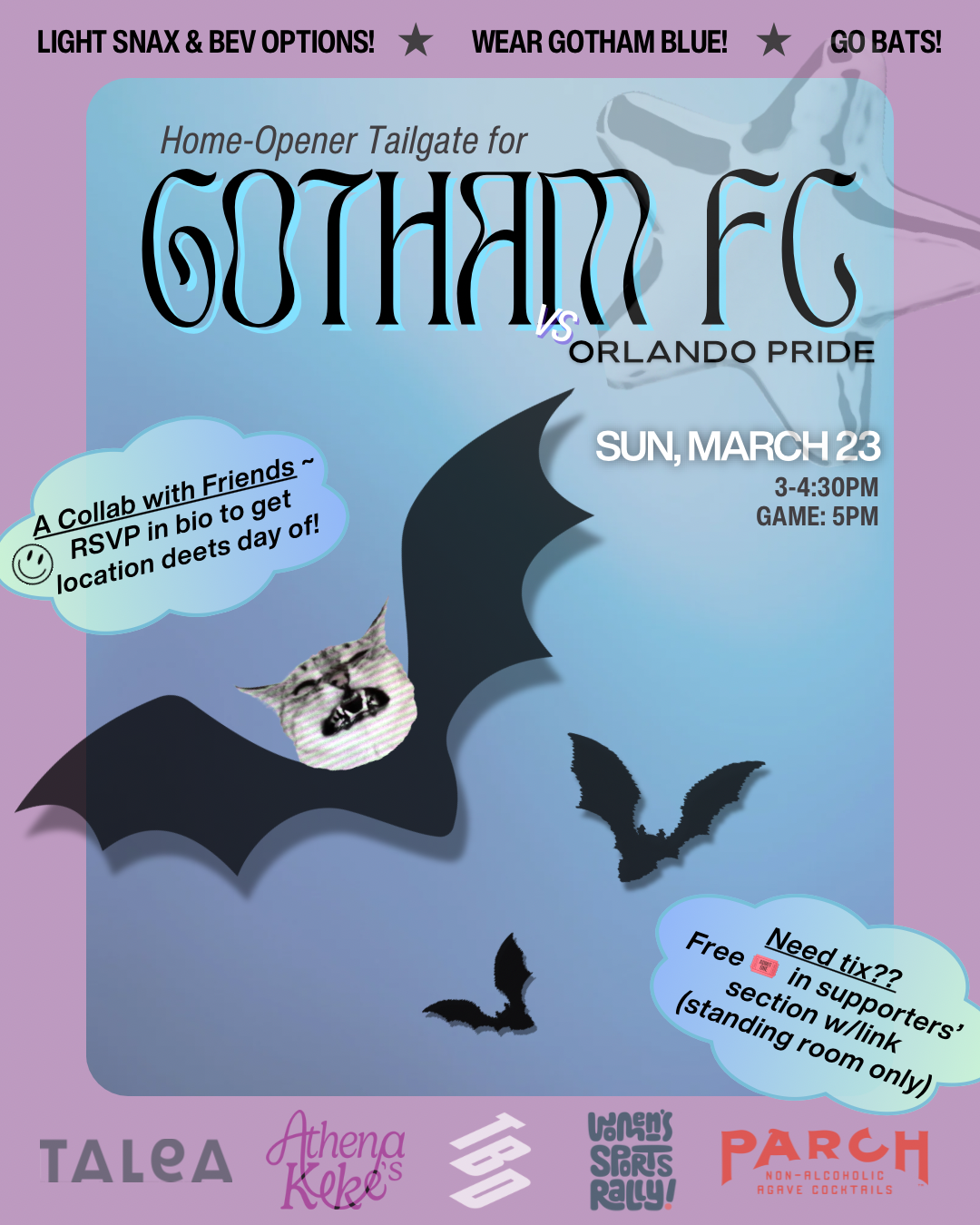 3/'25 Gotham Tailgate