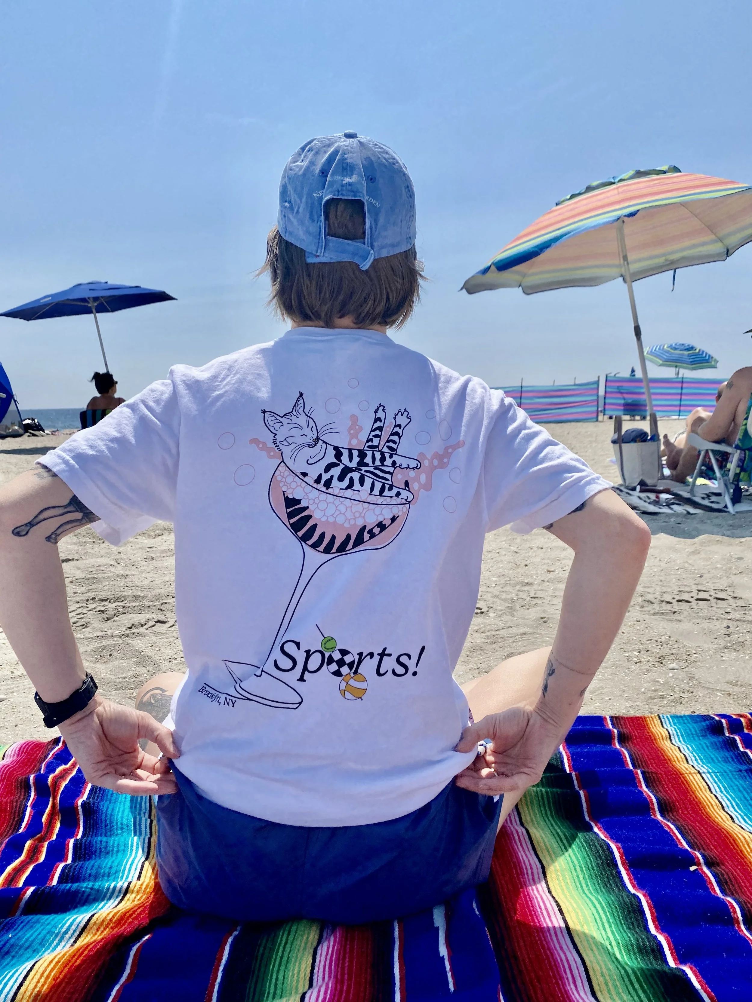 White T-shirt with Front Pocket