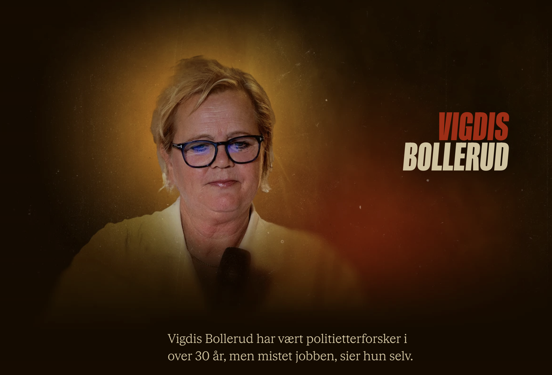 Shada-saken: VGs omgang med fakta. Del 1: Vigdis Bollerud