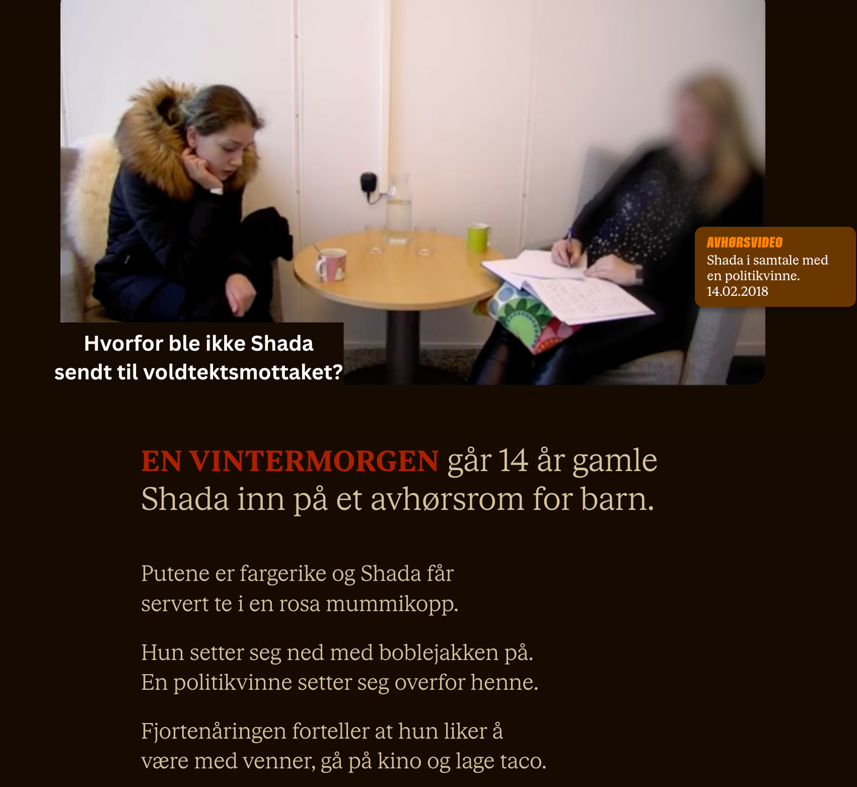 Shada-saken: En varslet voldtekt