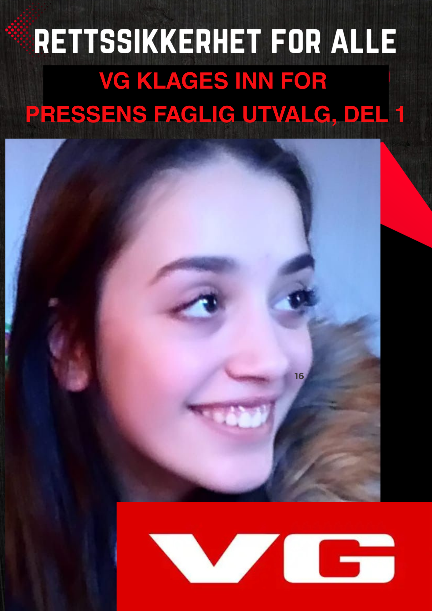 Shada-saken: VG klages inn for pressens faglige utvalg, DEL 1