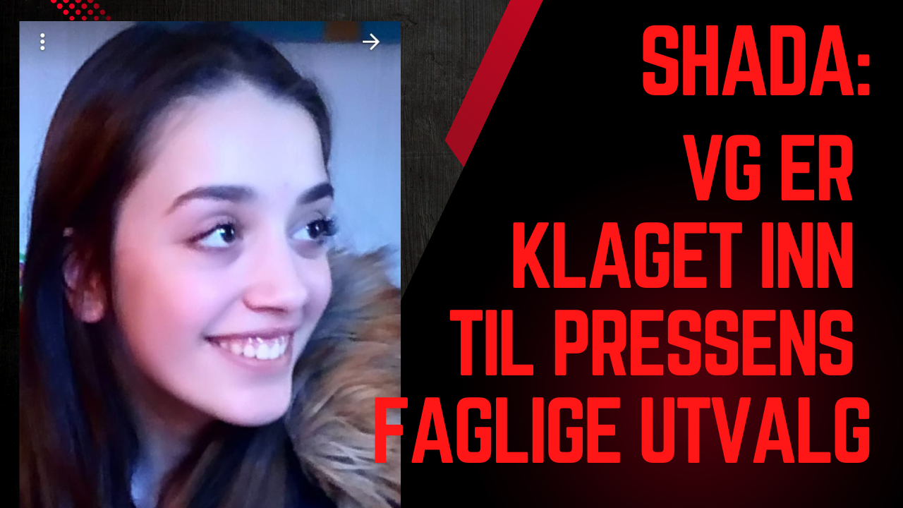 KLAGE TIL PRESSENS FAGLIGE UTVALG&nbsp;på VG (Verdens Gang)