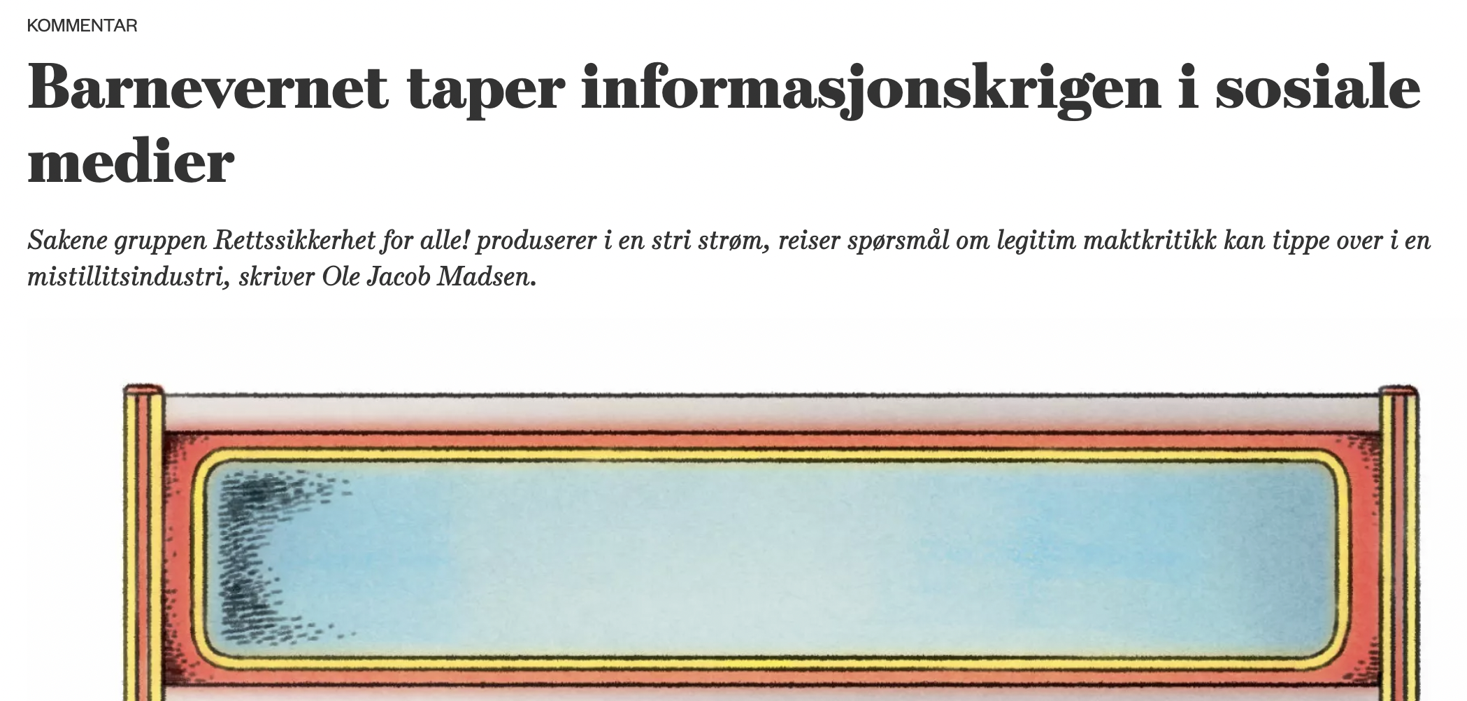 KLAGE TIL PRESSENS FAGLIGE UTVALG (PFU) på psykologiprofessor Ole Jacob Madsen og Morgenbladet
