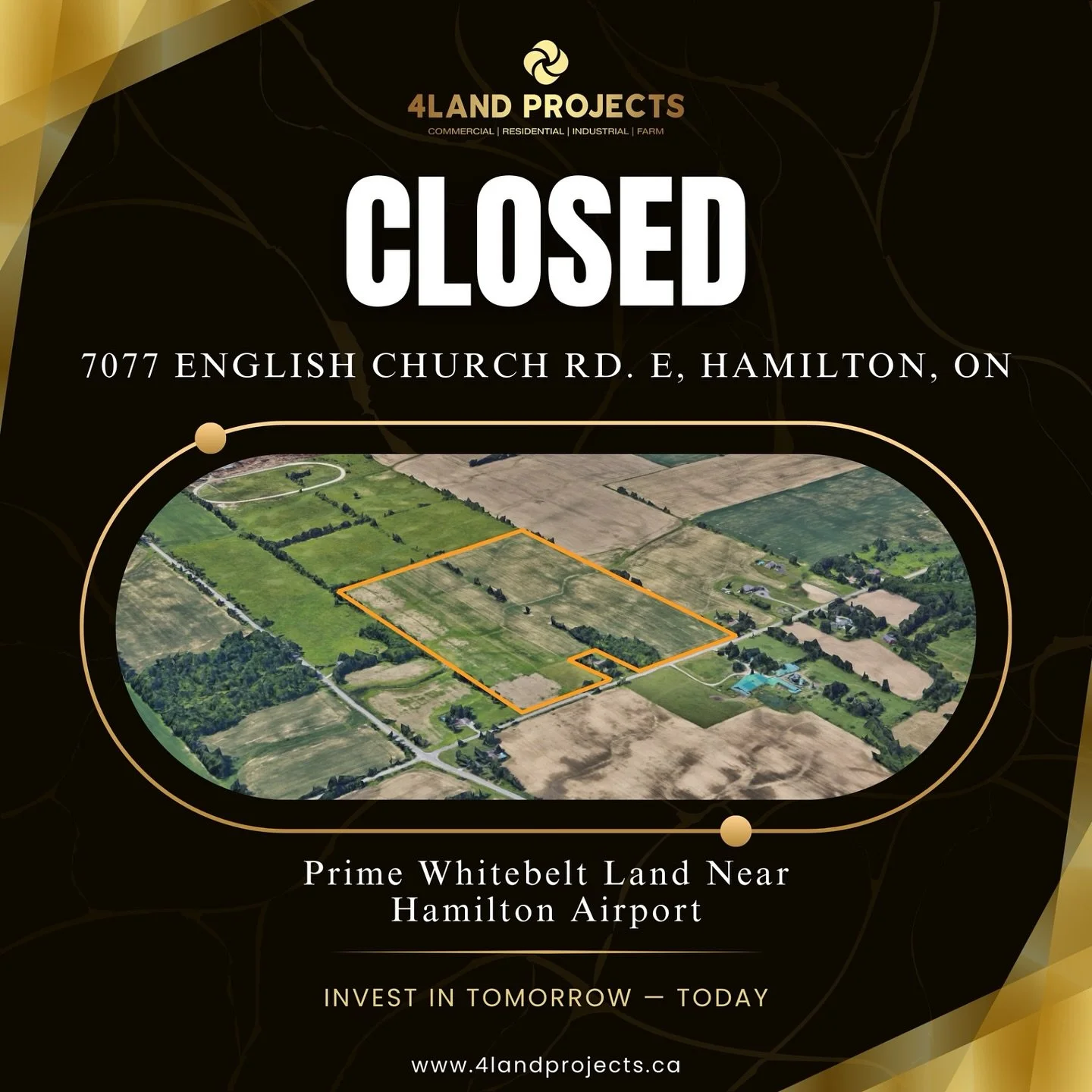 ✨ SOLD & CLOSED! ✨
7077 English Church Rd has officially found its new chapter 🙌
Big congratulations to our amazing clients — thank you for letting us be part of this journey! 💼🌍
#JustSold #LandExperts #4LandProjects #ClosingDay