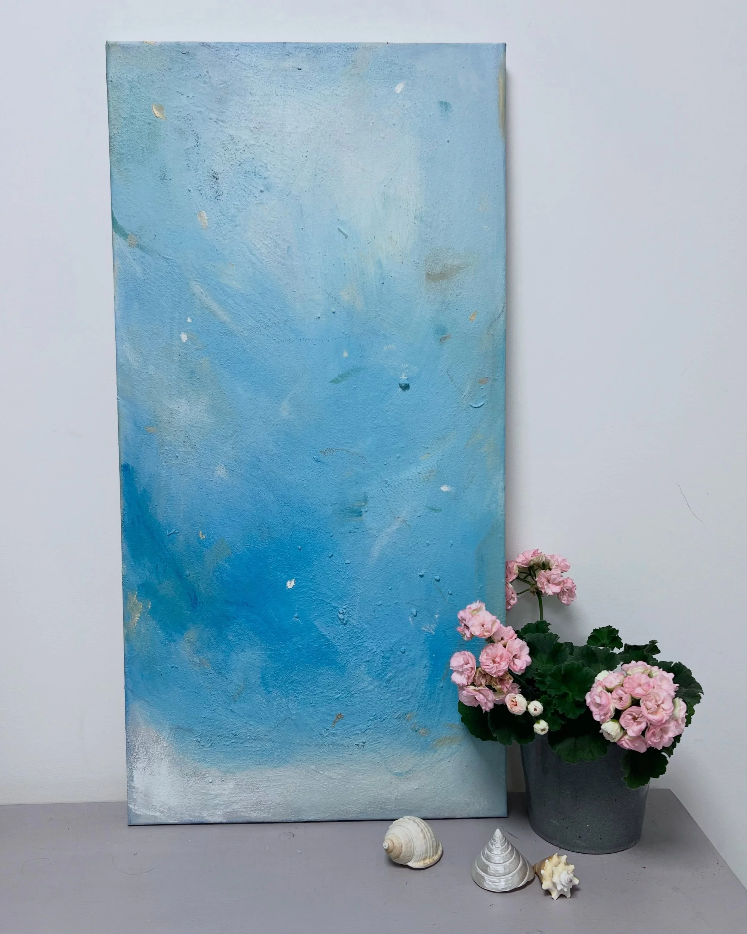 Into deep, oil on canvas, 40x80cm
.
.
.
#bluepainting #calmyourmind #calmness #oiloncanvas #seascape