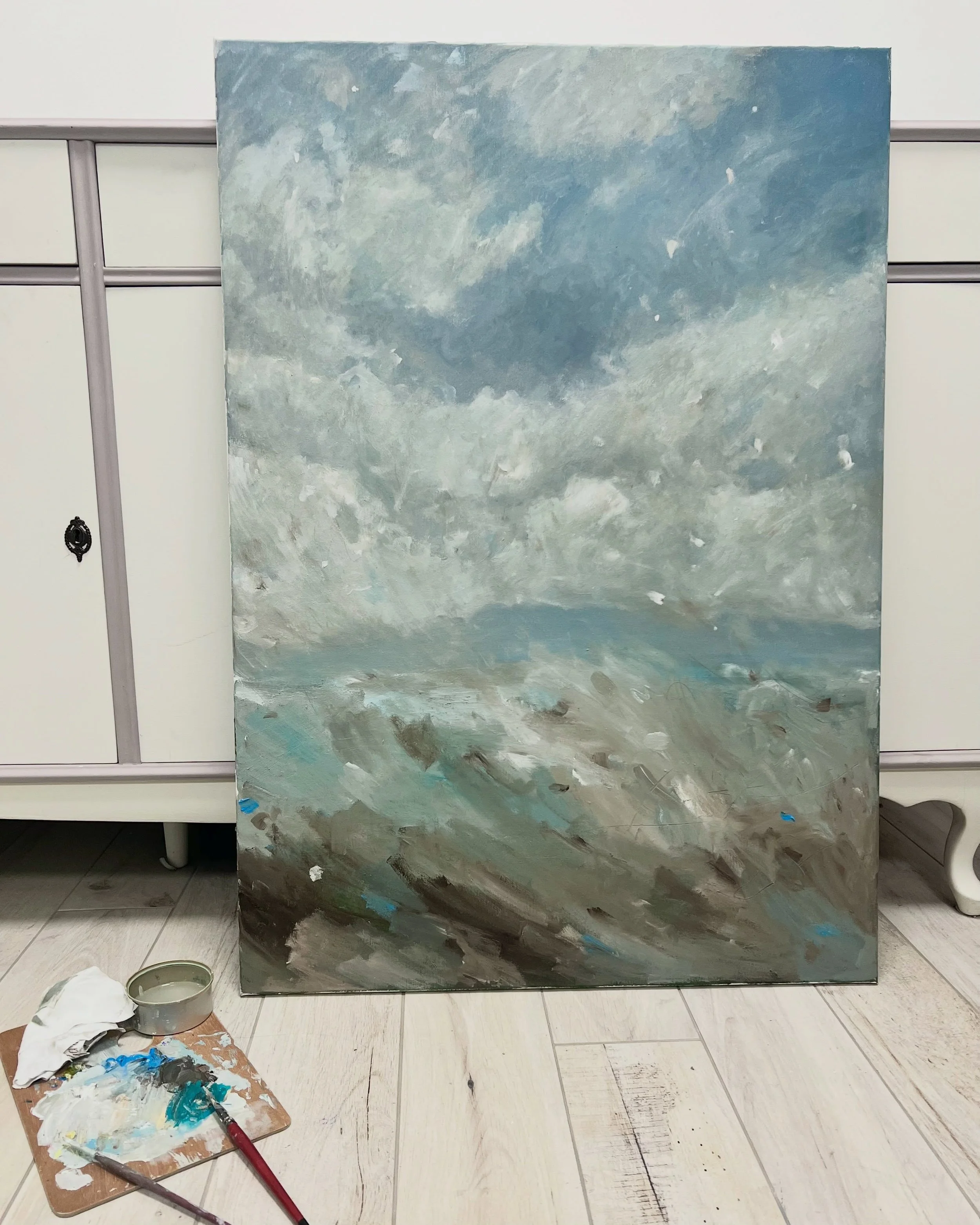 Between sky and storm, 100x70cm
.
.
.
#seascape #uljenaplatnu #slikarstvo #oilpainter #pejzaž