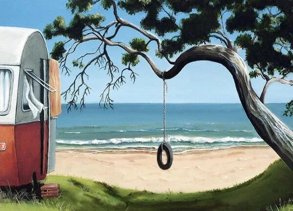 A Summer's Stay Art Magnet