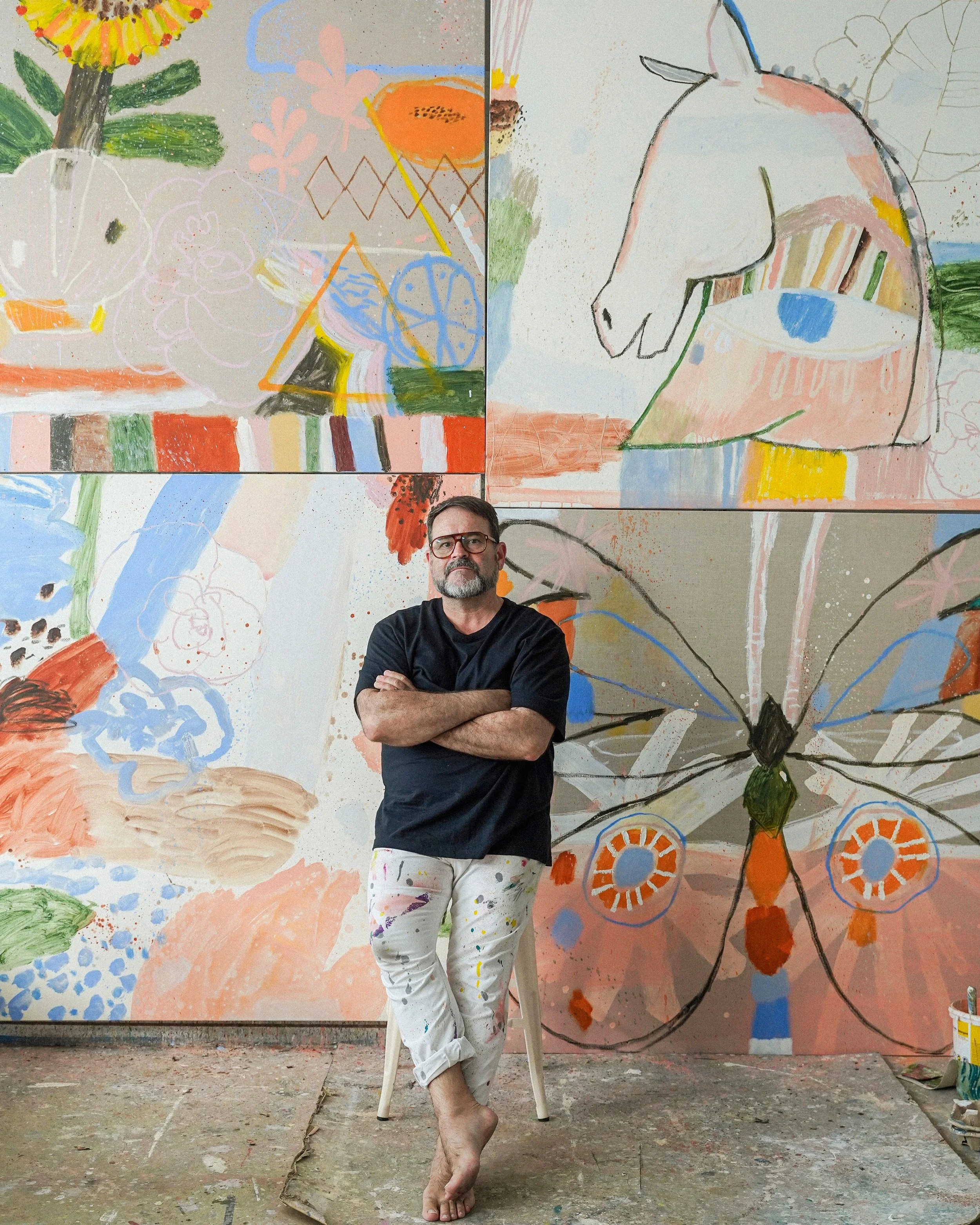 A moment for friend of Mosh @claudiokirac whose new collection SOL MIRAGE will be on show at the @affordableartfair this weekend, where you&rsquo;ll also find a bunch of incredible artists and works at Brisbane Showgrounds. 

CK&rsquo;s a delightful 