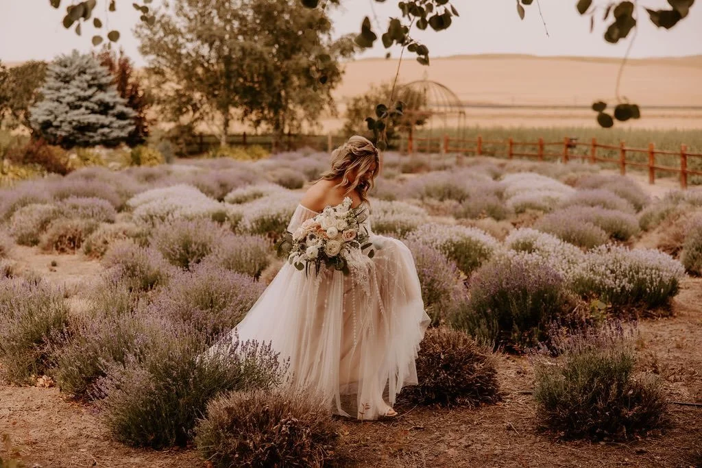 🪽A gorgeous bride in her dreamy wedding dress with fairytale princess charm🪽

Vendor Team
Photographer @alexandraraephoto 
Videographer @luke_likes_lakes 
Venue @redbarnfarms_coltonwa 
Planner @i.do.wedding.coordinating 
Catering @happydaycaterings