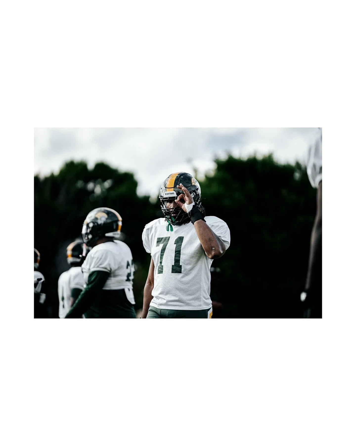 Different focus, same mission.🏈🔰

#nsufootball #week2 #spartannation 
#mikevick #vsu #vsufootball
