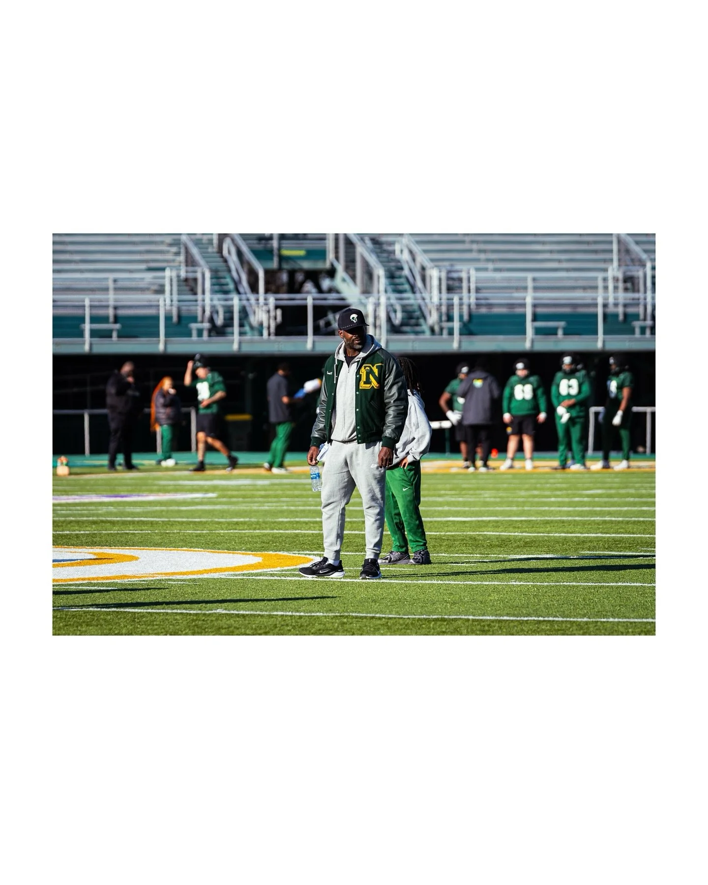 7 AM and already putting in work. Y&rsquo;all still sleeping? 😴🏈 

#BuiltDifferent | #hbcufootball | #nsufootball