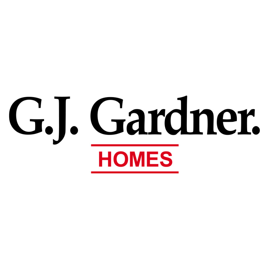 G.J. Gardner Homes logo in black and red text on a white background.