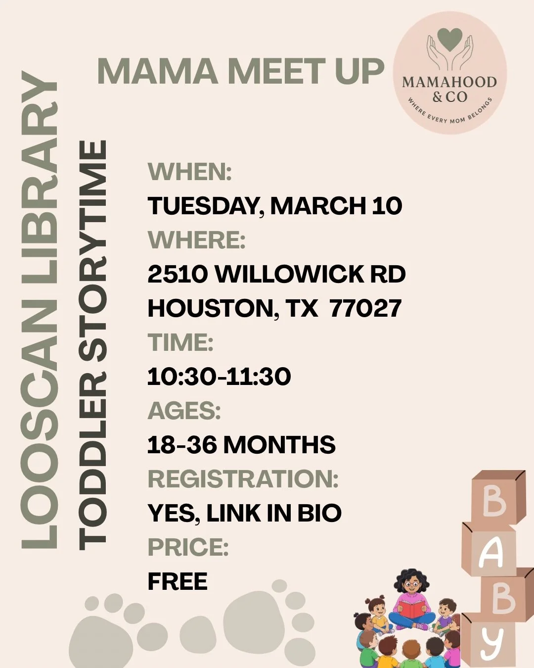 Toddler Story Time Meet-Up