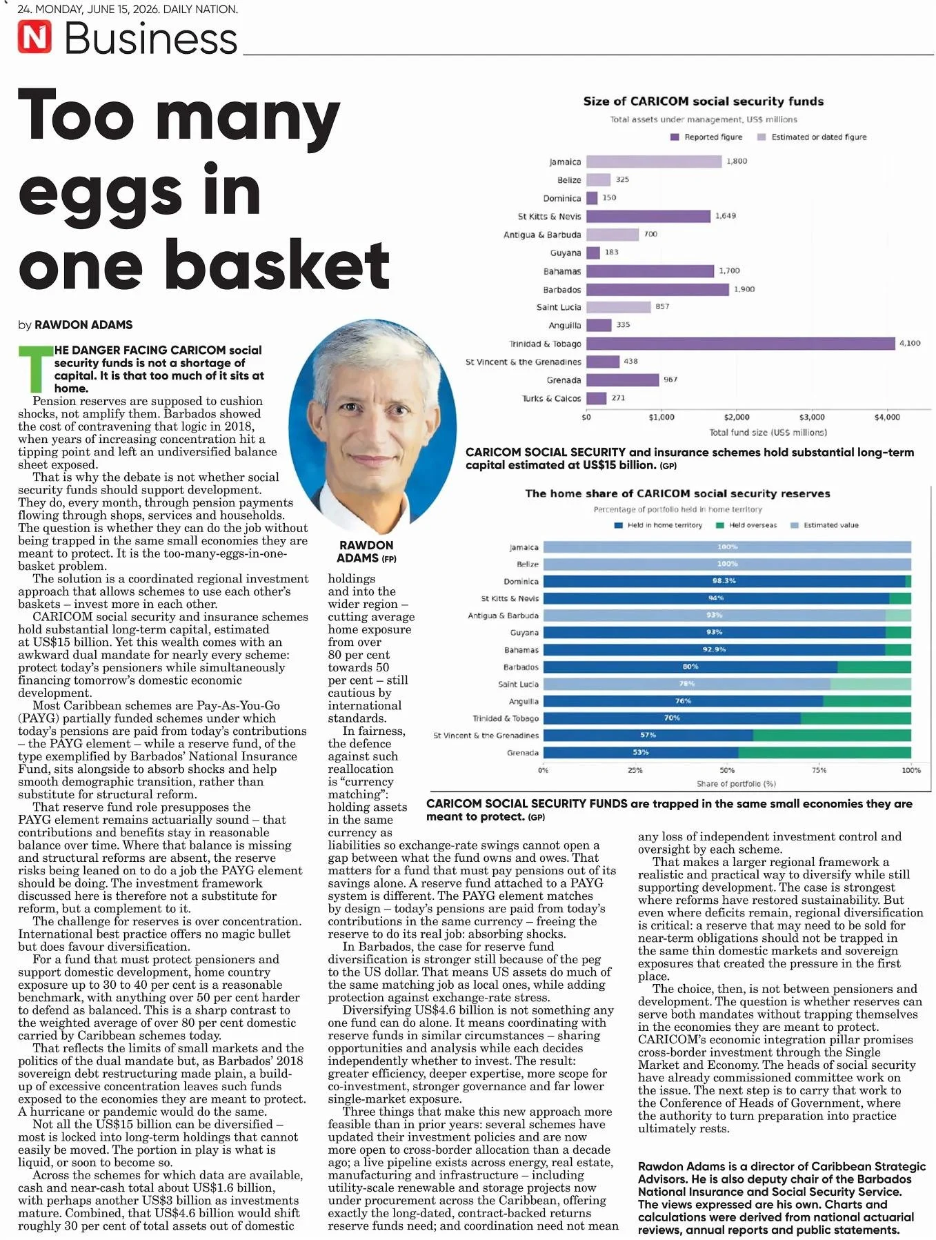 Too Many Eggs in One Basket