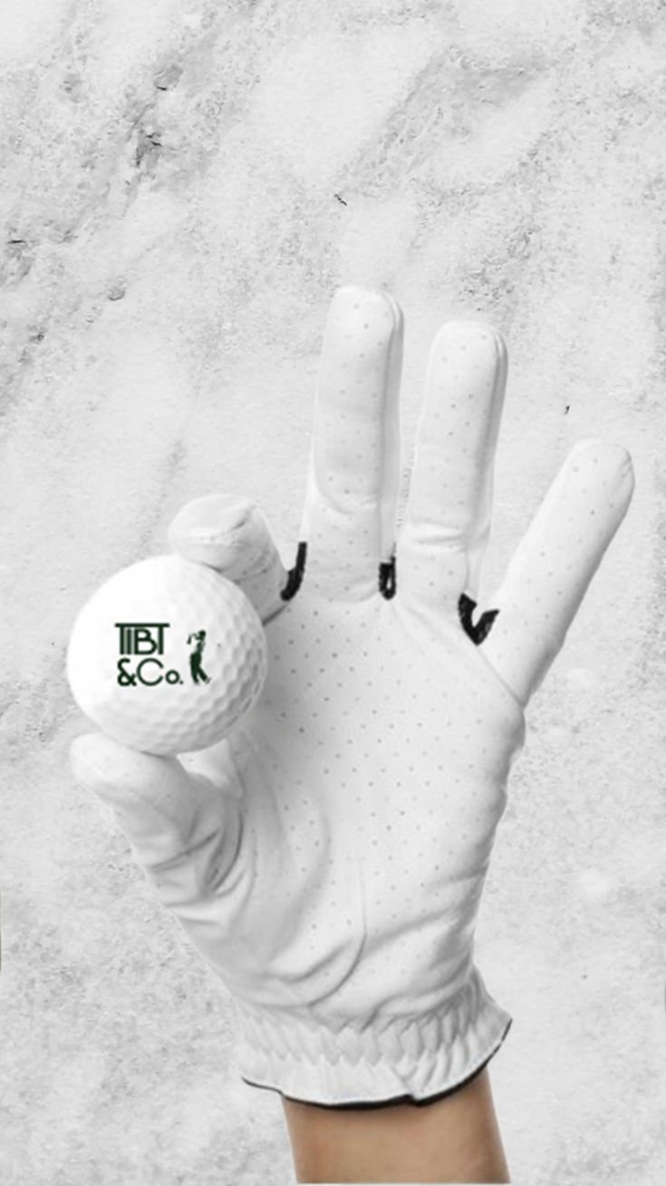 A mock up of a golf ball