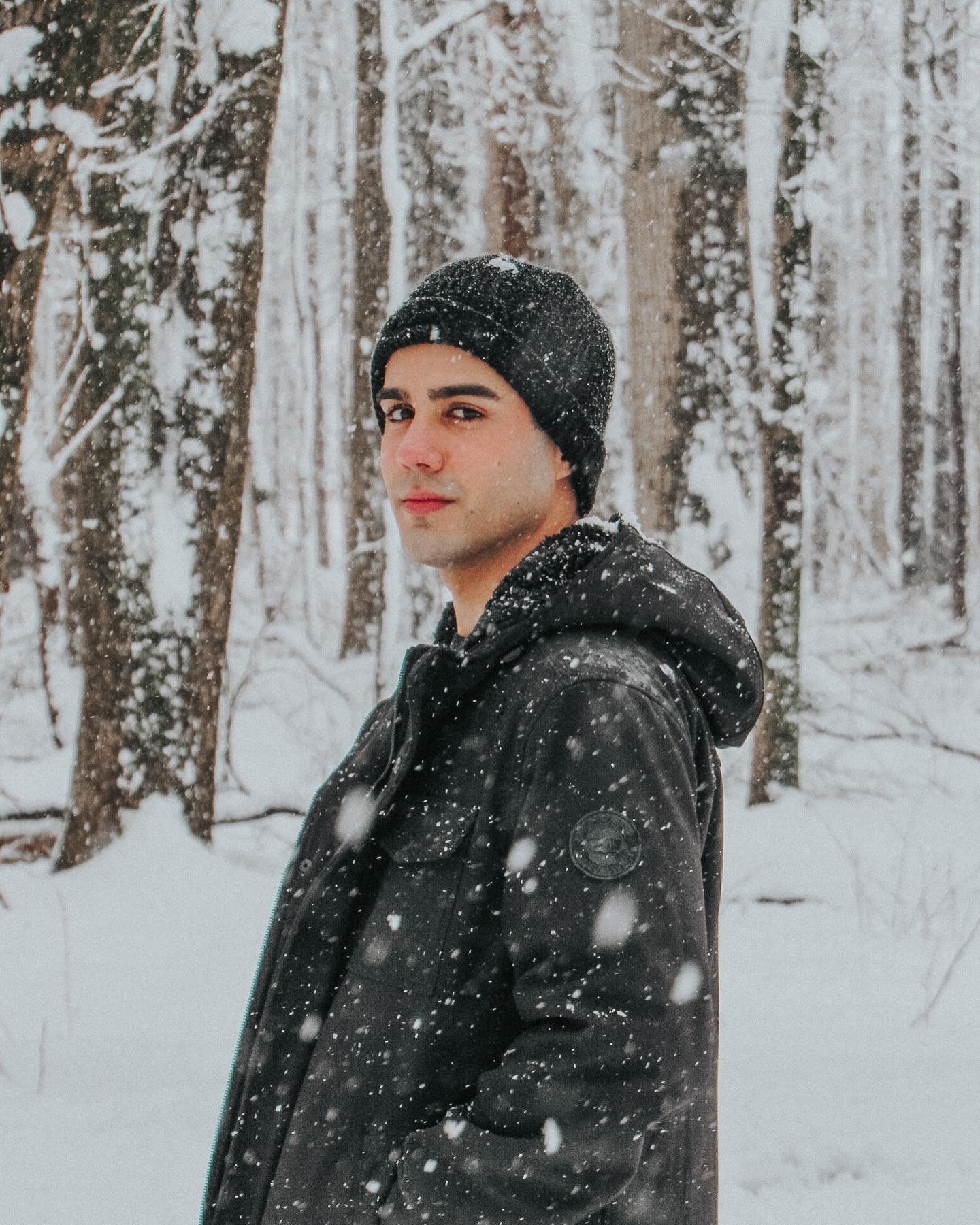 Stuck in a snow globe ❄️