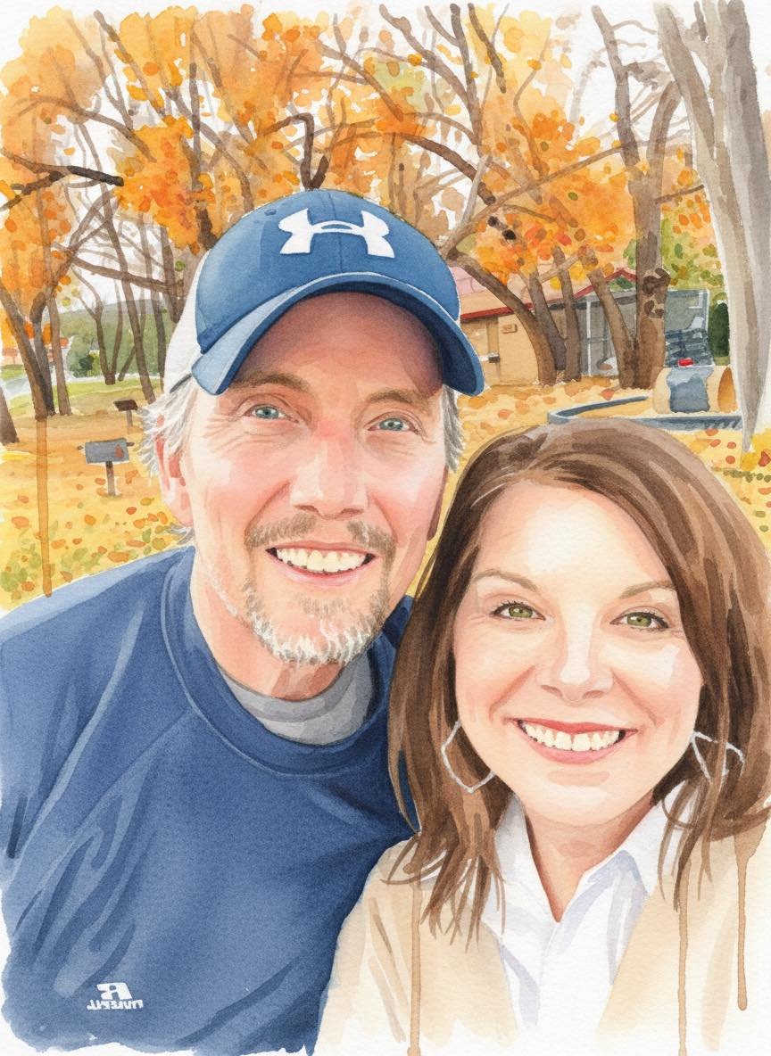 Happy Birthday to my very best friend and my favorite person!

Tim, I am so grateful for you and the way you lead our family. I&rsquo;m especially aware of all the ways you&rsquo;ve taught me through the years, from driving (for real!) to a good, sol