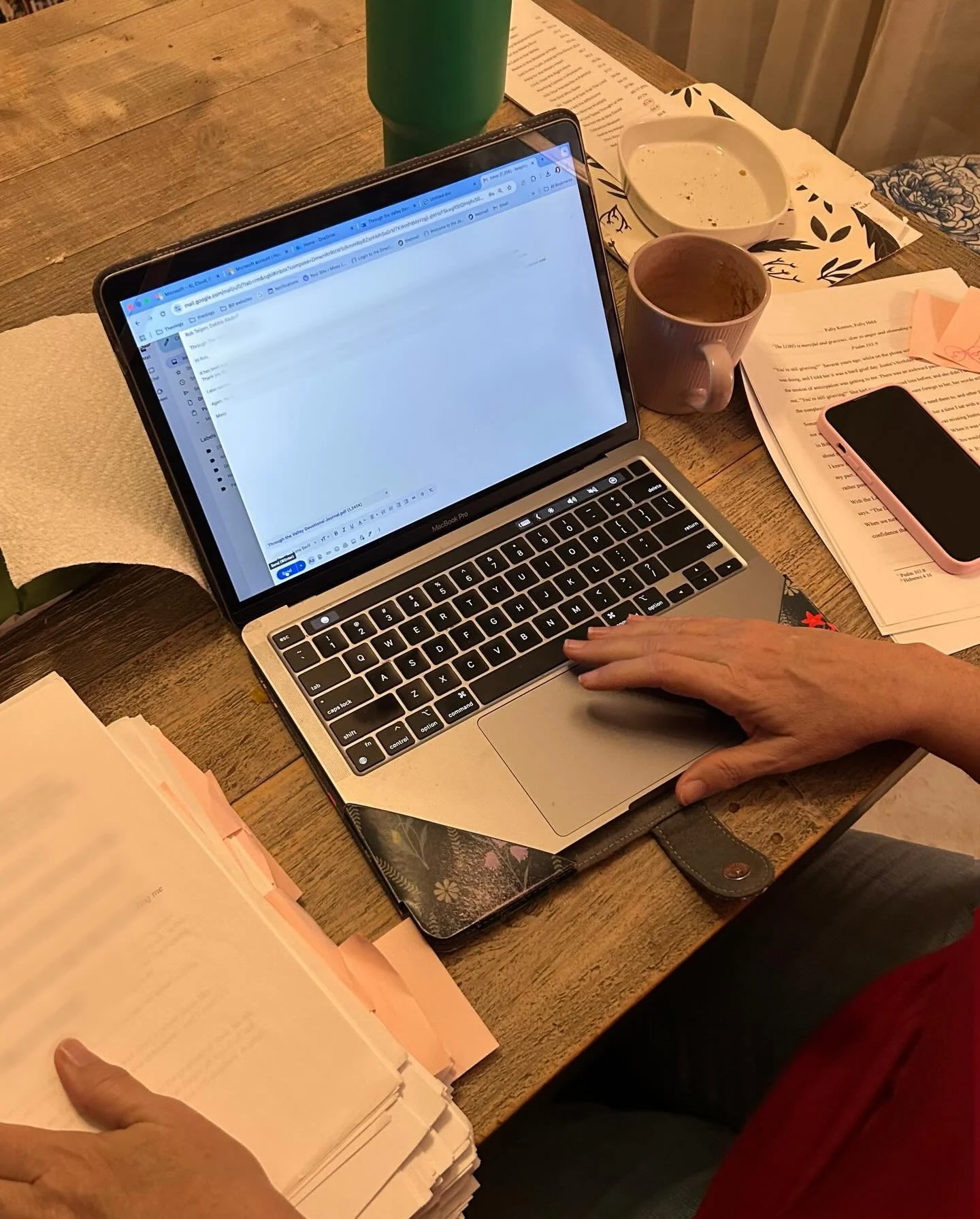 After many, many hours at my computer, I finally submitted my manuscript for my 90-day devotional on grief. Oh, there were tears. 

Through this journey, I have been overwhelmed by the Lord&rsquo;s kindness. He helped me write what I would rather hav