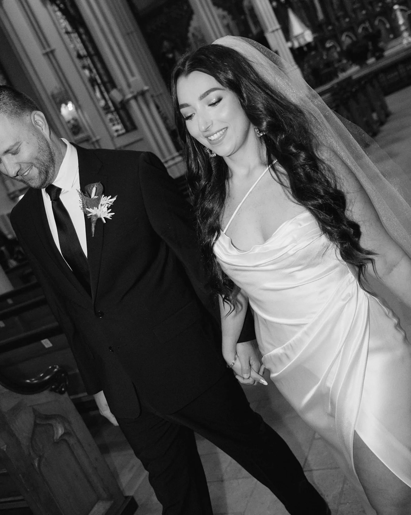 Walking out of a church into Manhattan with a bouquet and each other. Just them and the city.

That&rsquo;s when it all feels the most real.

#weddinginspiration #nycbride #justmarried