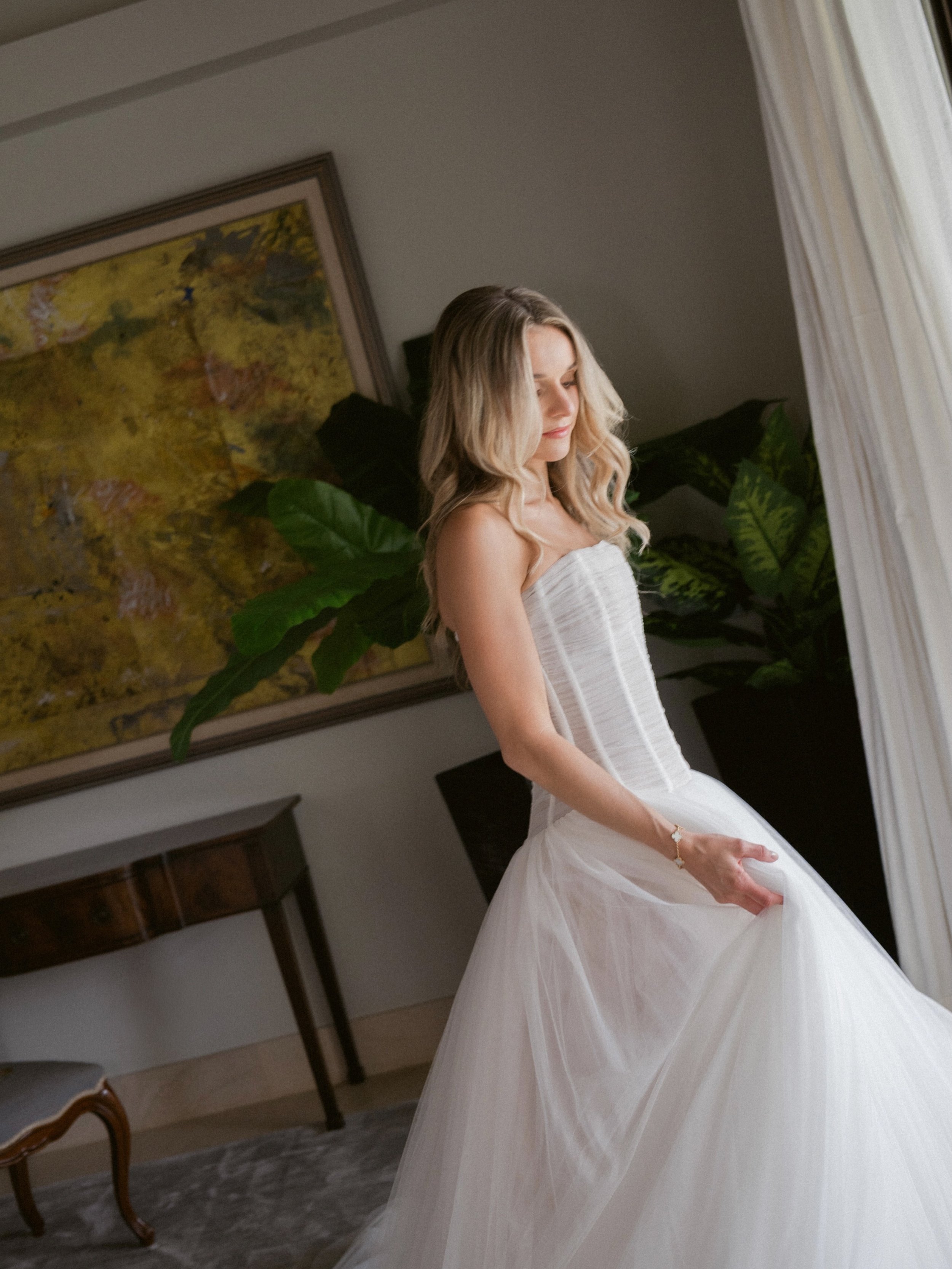 The dress. The light.

And a few minutes to take it all in before the celebration begins.