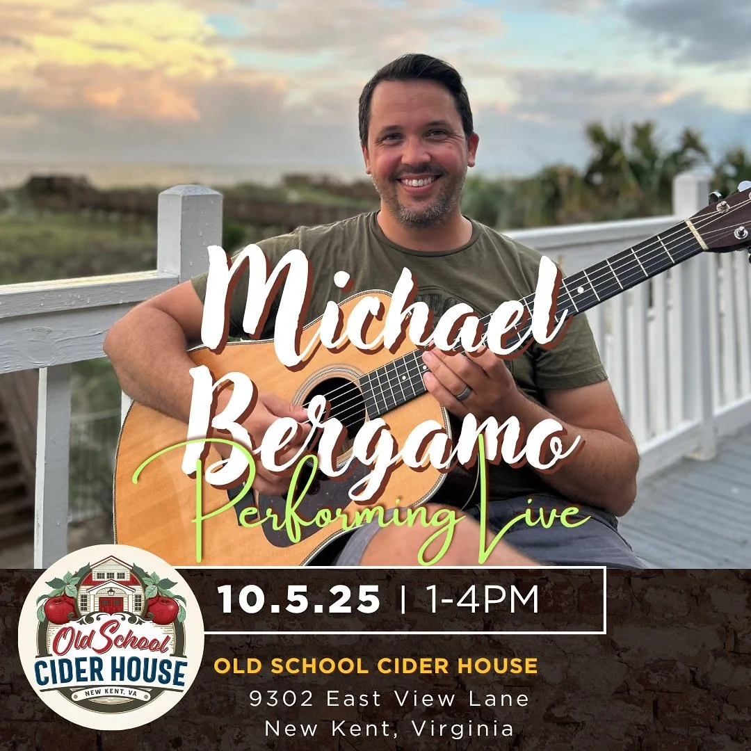 🎶🍎 We&rsquo;re bringing the music to our friends at #OldSchoolCiderHouse this Sunday! Come hang out in #NewKent, enjoy some amazing cider, and catch live acoustic tunes from 1&ndash;4pm.

Perfect Sunday vibes: good people, great drinks, and live mu