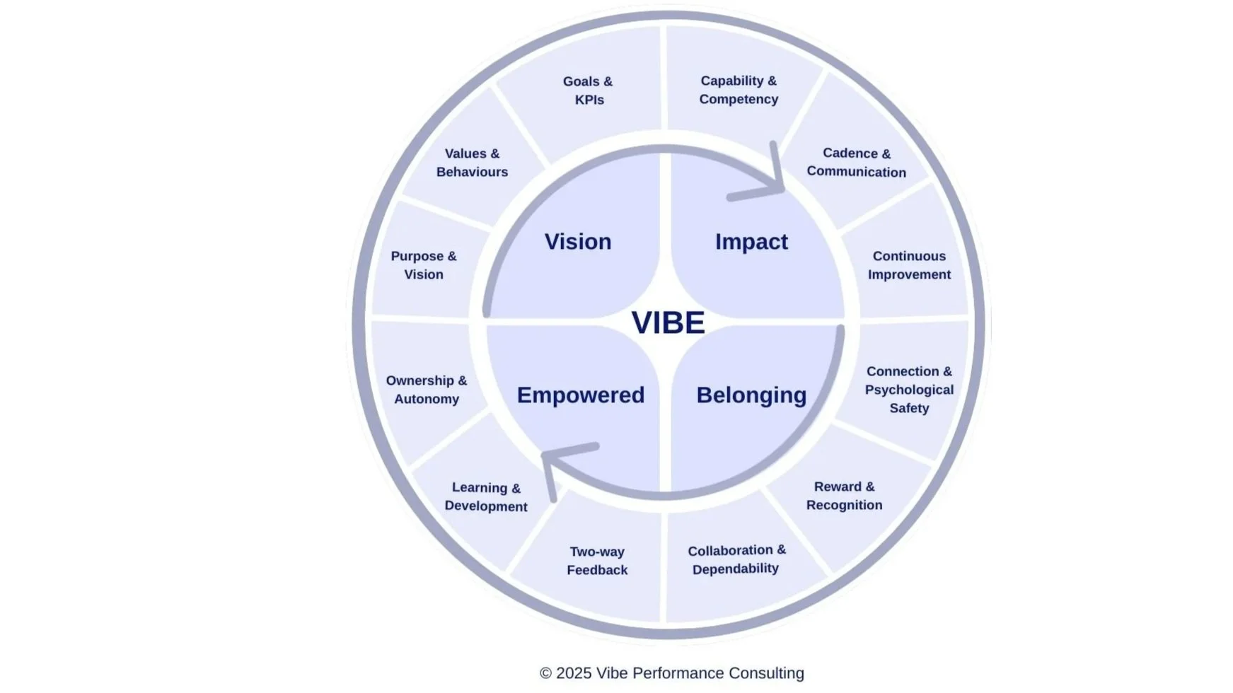 Performance Models Visual Team Performance Model & Packages — VIBE Performance Consulting