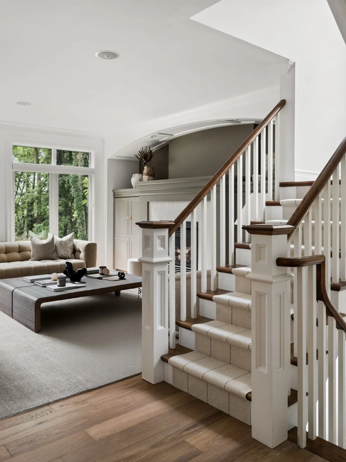 Stair runners! I could go on all day about them. There&rsquo;s something transformative about a well-chosen runner. It anchors the flow of a home, softens transitions, and adds a layer of warmth that you feel the moment you walk in. I&rsquo;m thrille