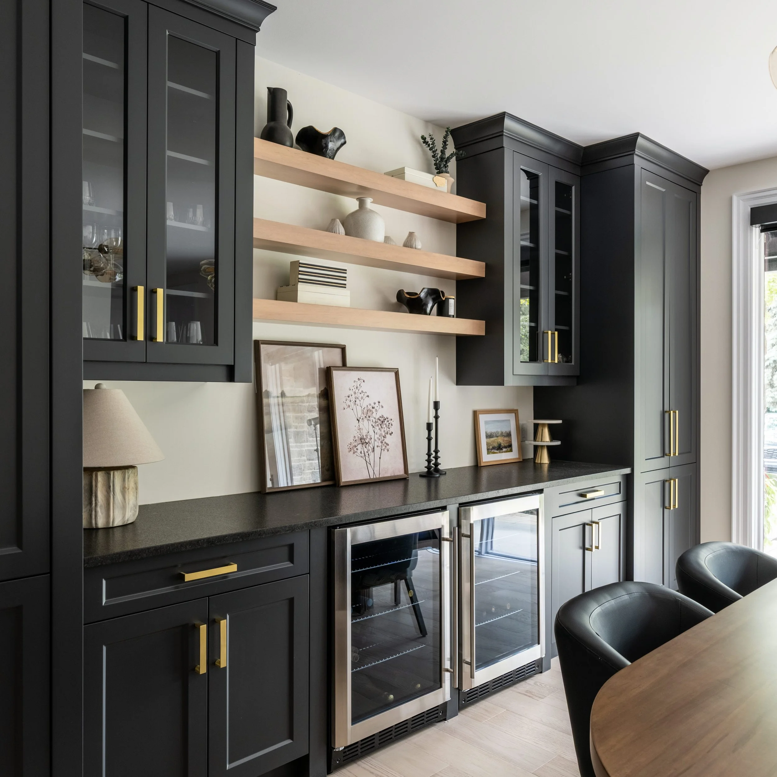 Shelf Styling. It always looks effortless &mdash; but the reality is that every shelf tells a story, and every detail matters. From the planning, sourcing, and curating, to finding those one-of-a-kind pieces that bring warmth, balance, and personalit