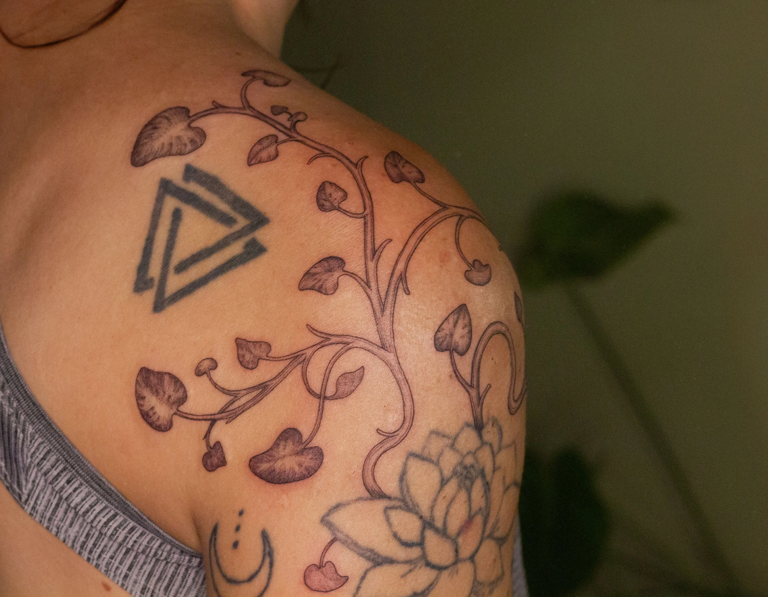 November 2025 · Freehand string of hearts in progress