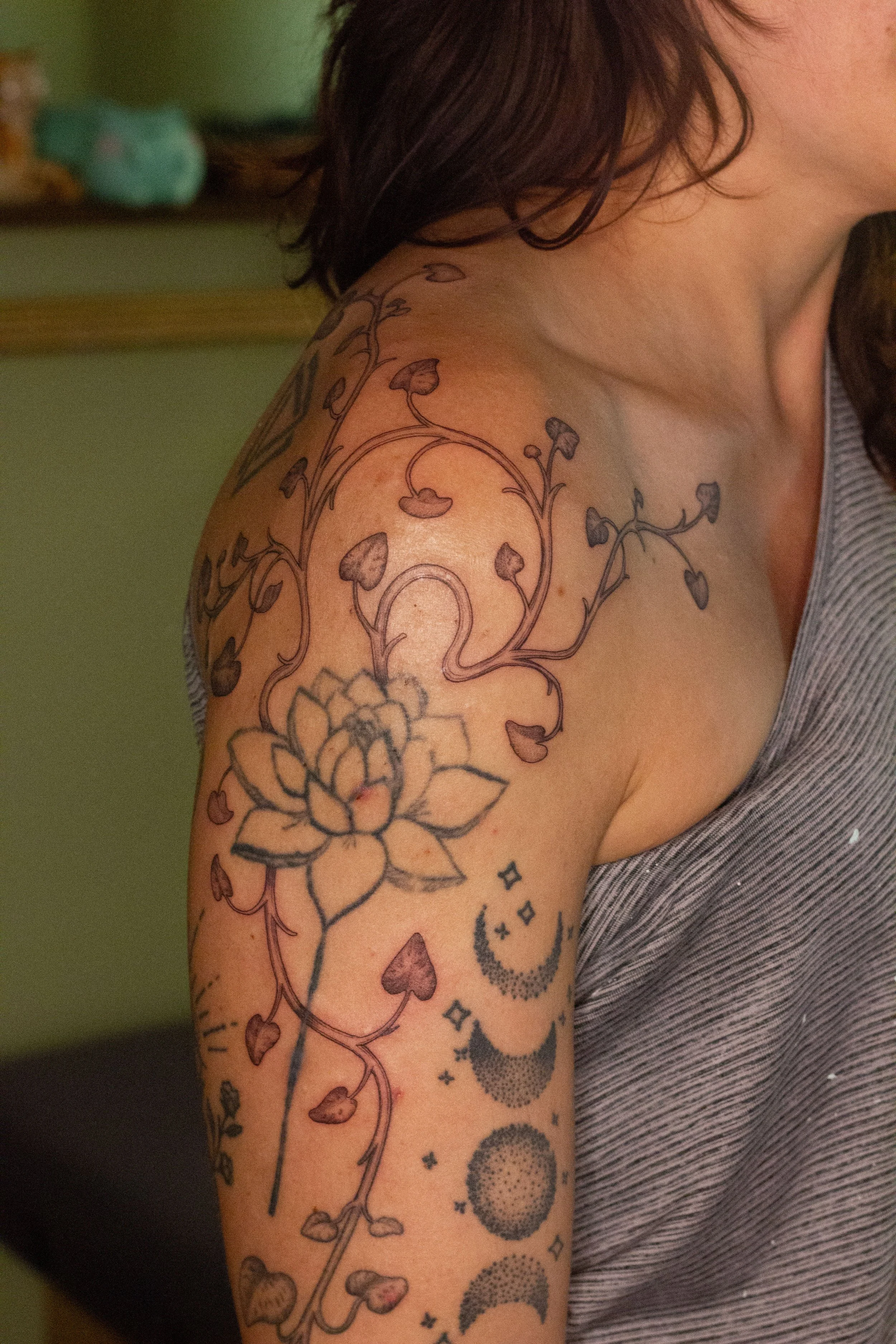 November 2025 · Freehand string of hearts in progress