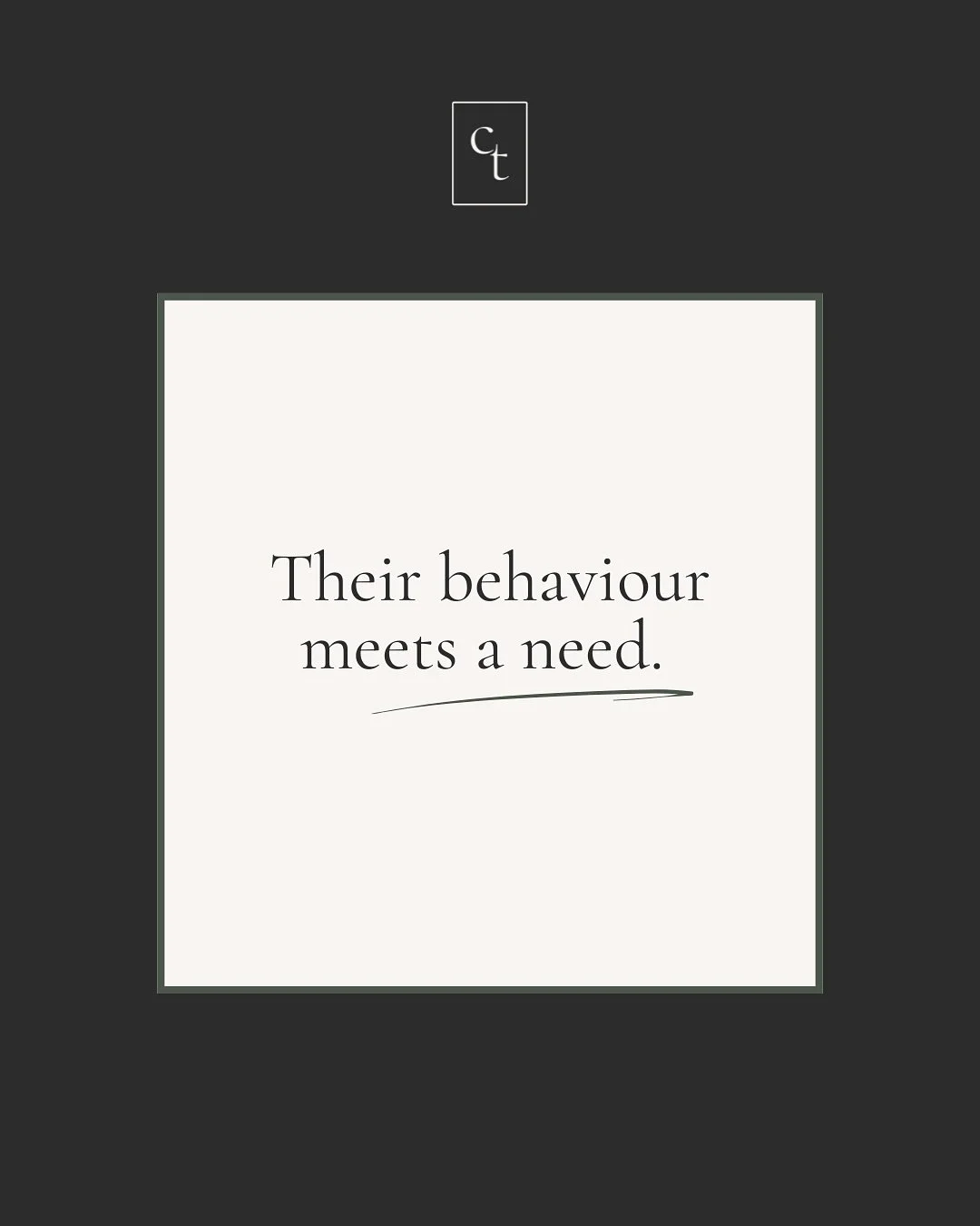 Every behaviour tells a story. Even the ones that frustrate us, confuse us, or feel impossible to understand.

Behaviour always meets a need. Sometimes that need is safety, sometimes it&rsquo;s control, and sometimes it&rsquo;s just surviving the mom