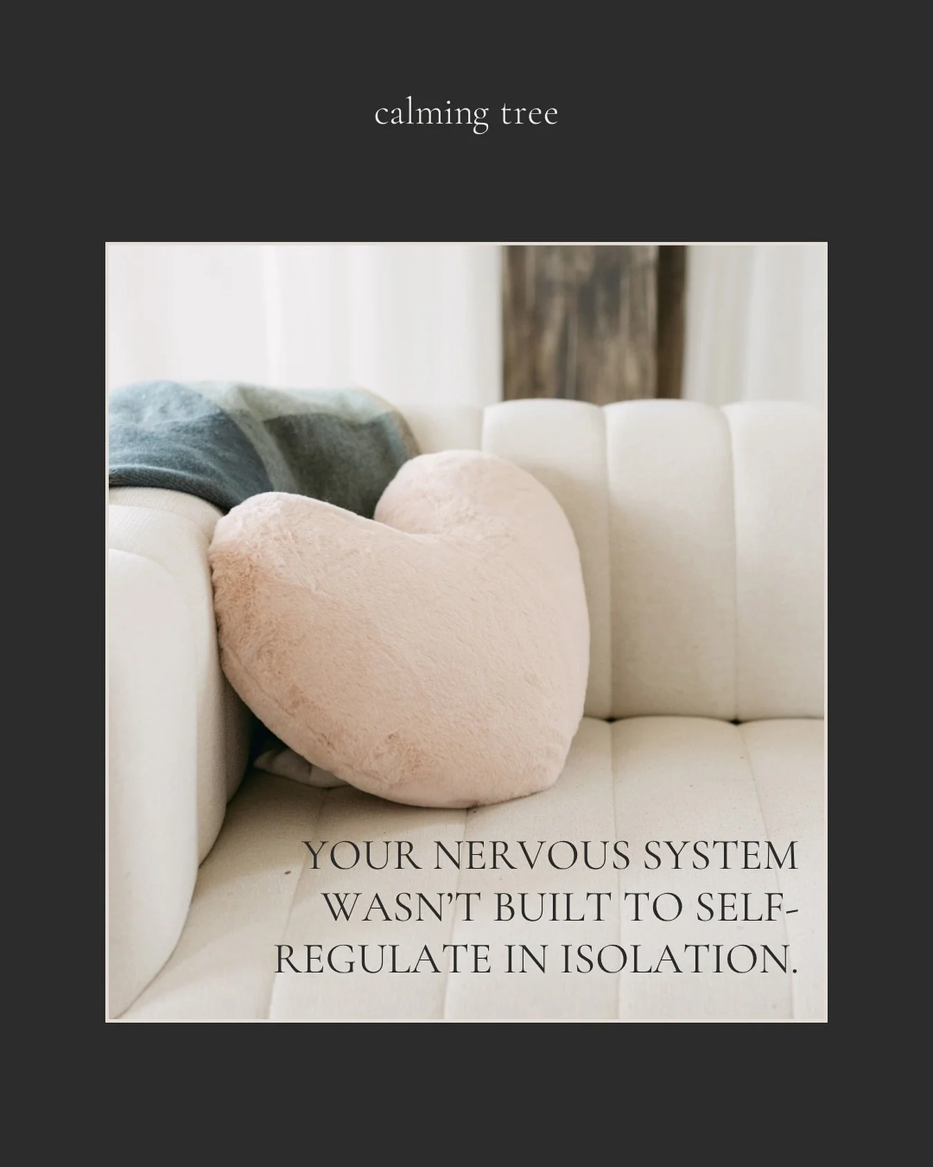 Somewhere along the way, we&rsquo;ve retreated in instead of reaching out.

And suddenly, you&rsquo;re trying to heal, regulate, and make sense of your life without anyone beside you.

A healthy emotional life isn&rsquo;t total independence - it&rsqu